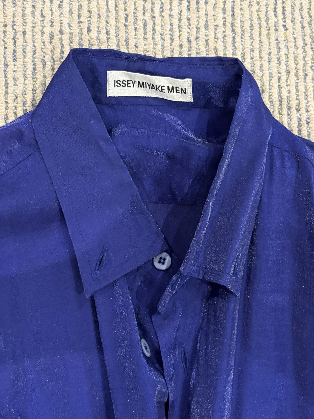 Issey Miyake Oversized Iridescent Shirt Size US M / EU 48-50 / 2 - 2 Thumbnail
