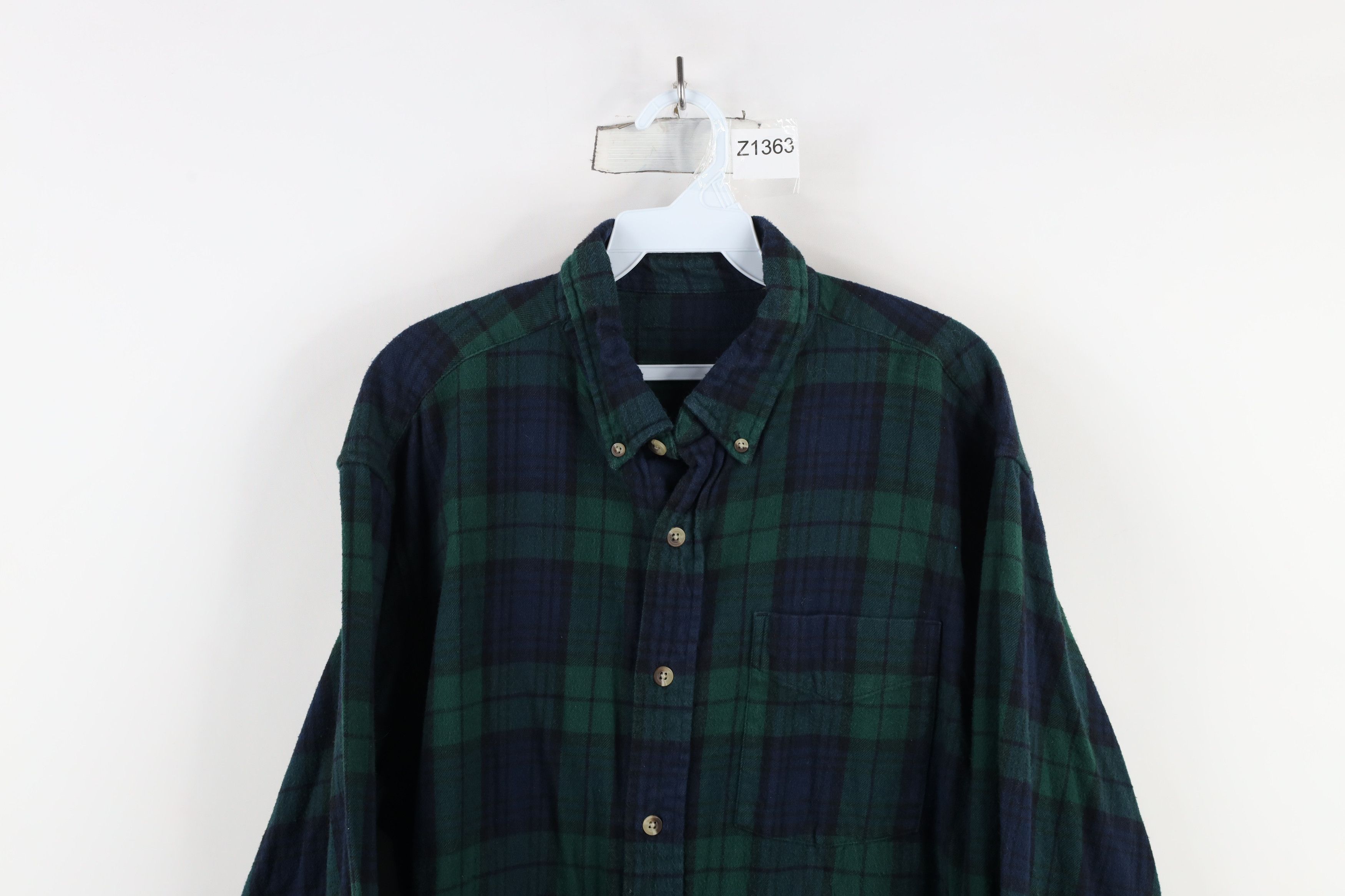 Vintage Vintage 90s Streetwear Collared Button Down Shirt Plaid Size US XL / EU 56 / 4 - 2 Thumbnail