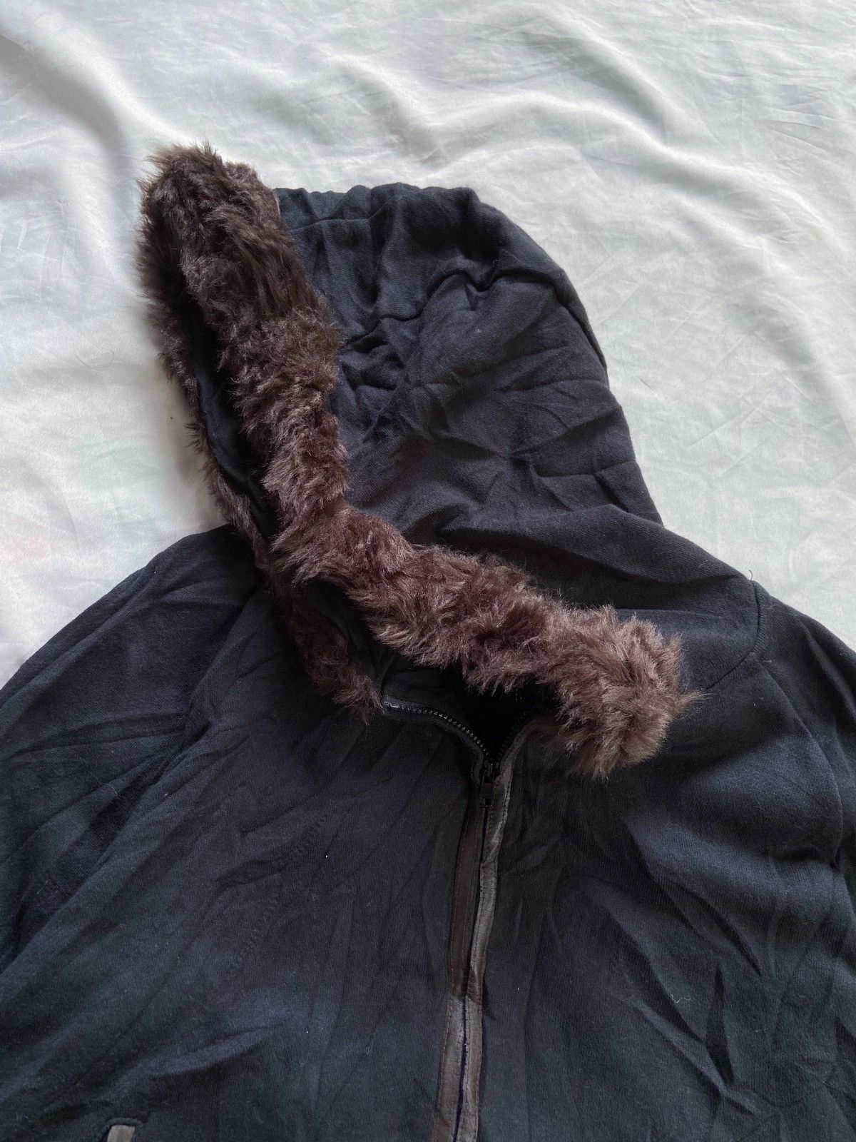 Isamu Katayama Backlash ATSURO TAYAMA PONCHO FAUX FUR ZIP HOODIE Size US S / EU 44-46 / 1 - 7 Thumbnail