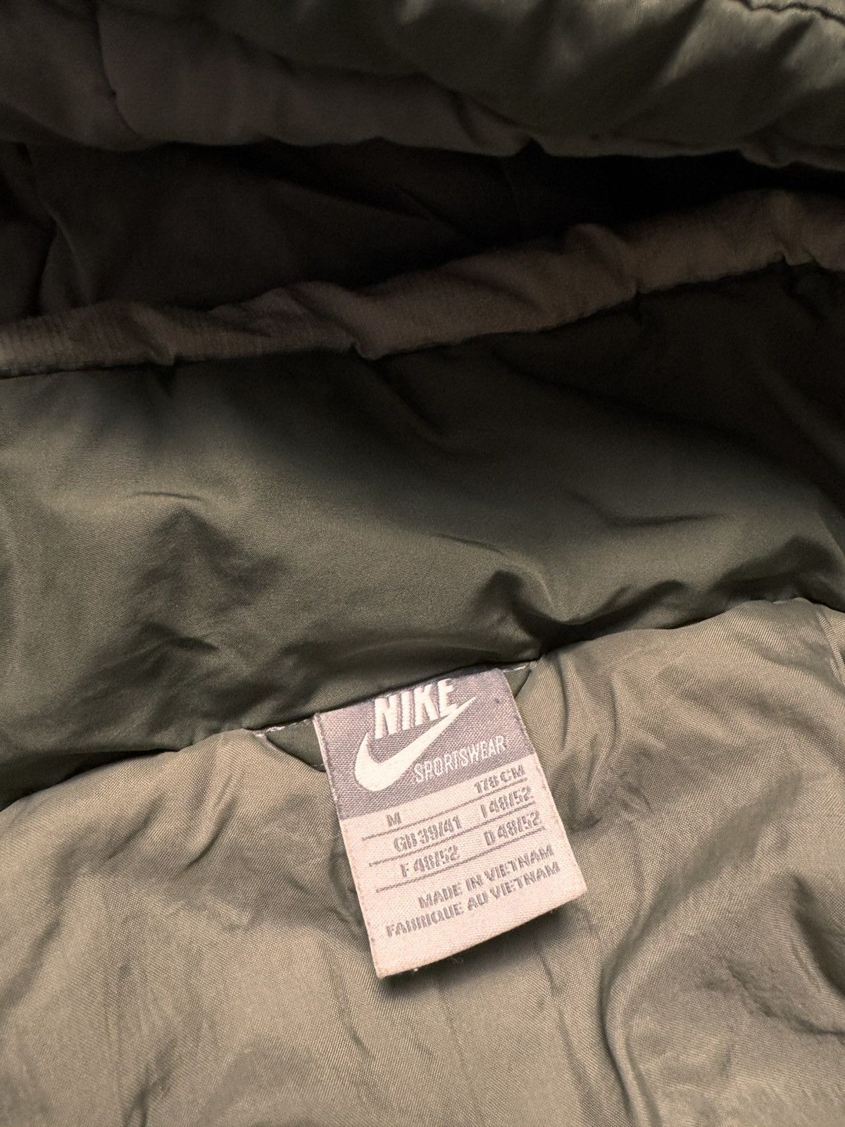 Nike × Nike ACG NIKE PUFFER DOWN BASIC LOGO OVERSIZE NYLON JACKET Size US M / EU 48-50 / 2 - 8 Thumbnail