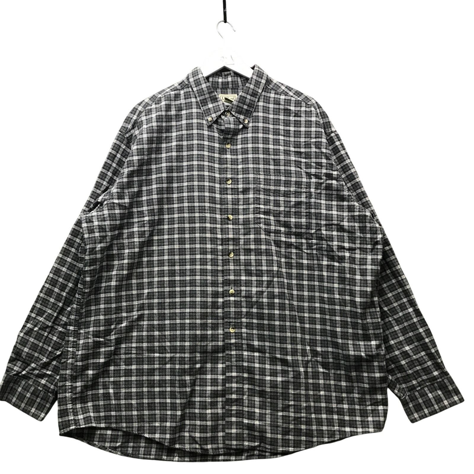 L.L. Bean LL Bean Tartan Flannel Button Down Shirt Mens 2XL 0 GPY7 Size US XXL / EU 58 / 5 - 1 Thumbnail