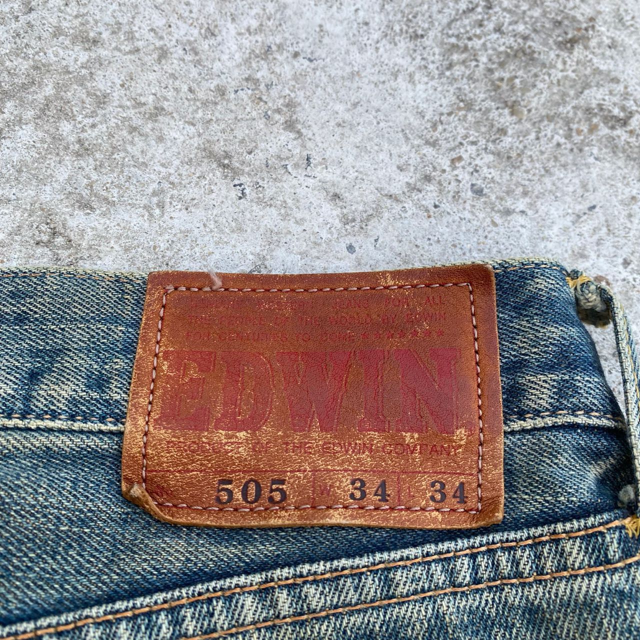 Edwin Vintage Edwin 505 Selvegde Redline Distressed Denim Size US 34 / EU 50 - 16 Thumbnail