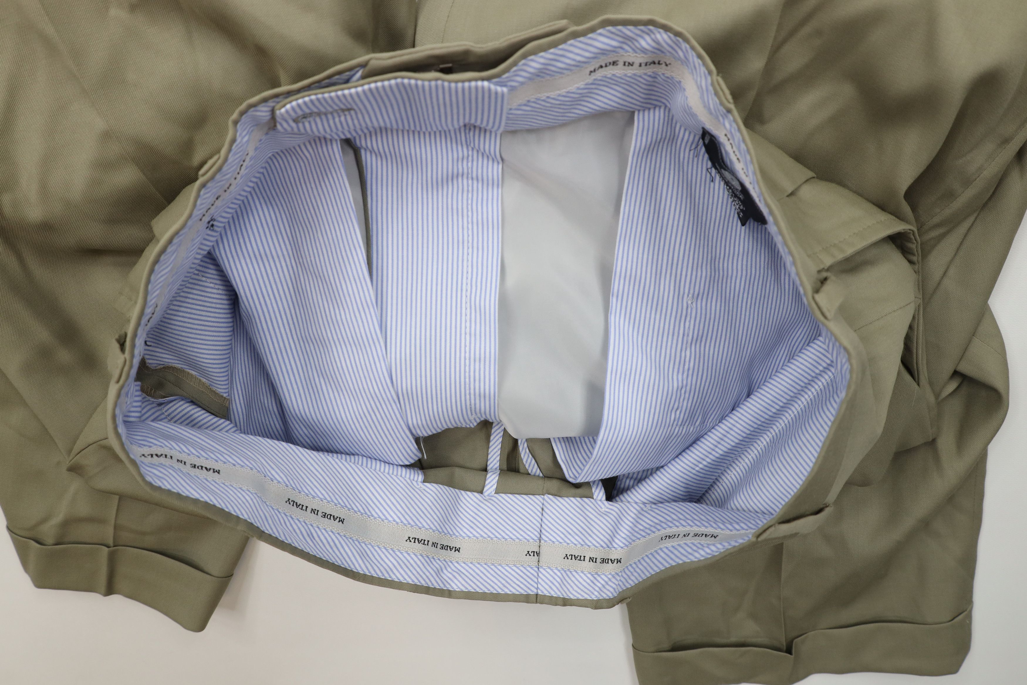Vintage Vintage 90s Streetwear Cuffed Wide Leg Chino Pants Beige Size US 36 / EU 52 - 10 Thumbnail