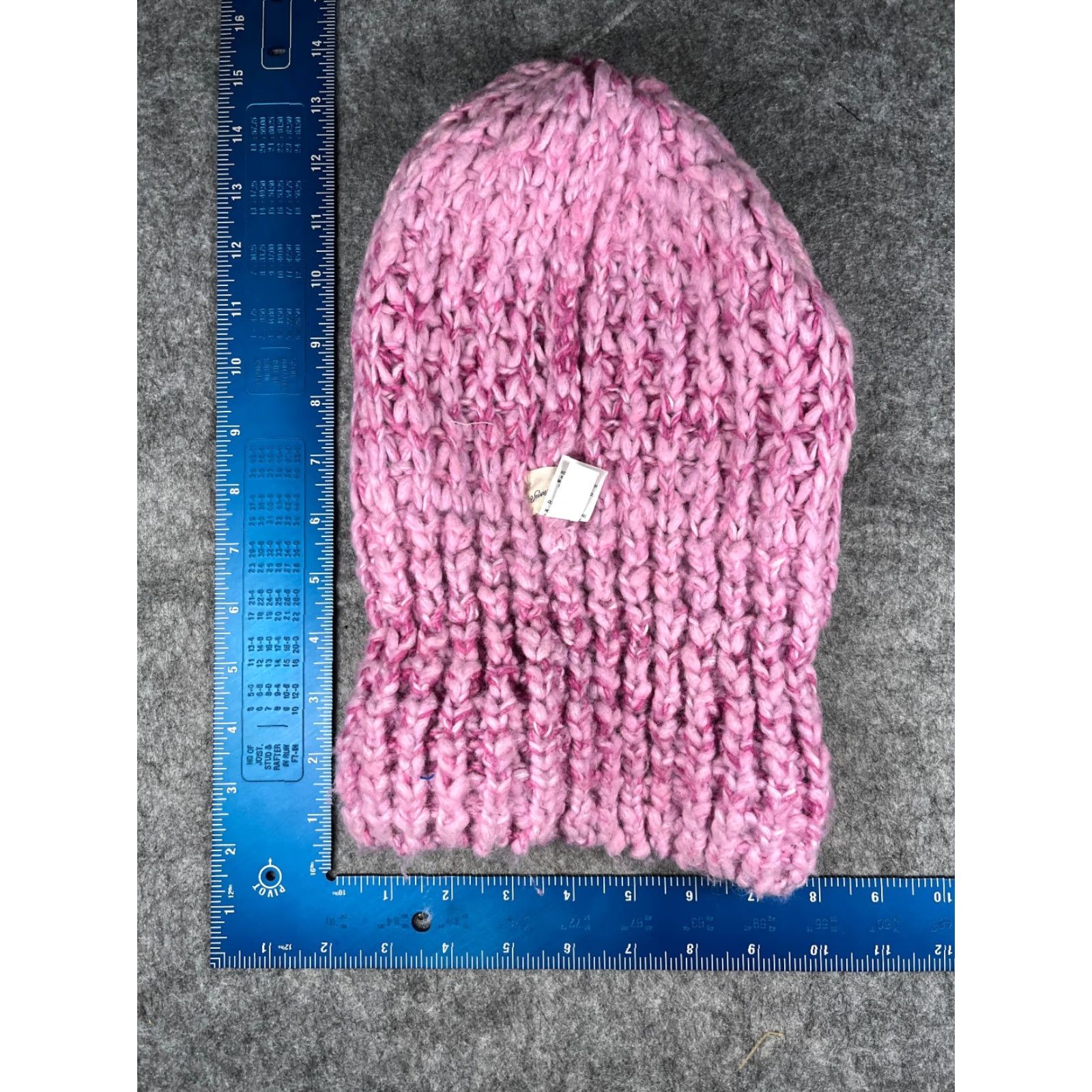 Vintage Universal Thread Beanie Women One Size Pink Crochet Polyester Blend NEW Size ONE SIZE - 5 Thumbnail
