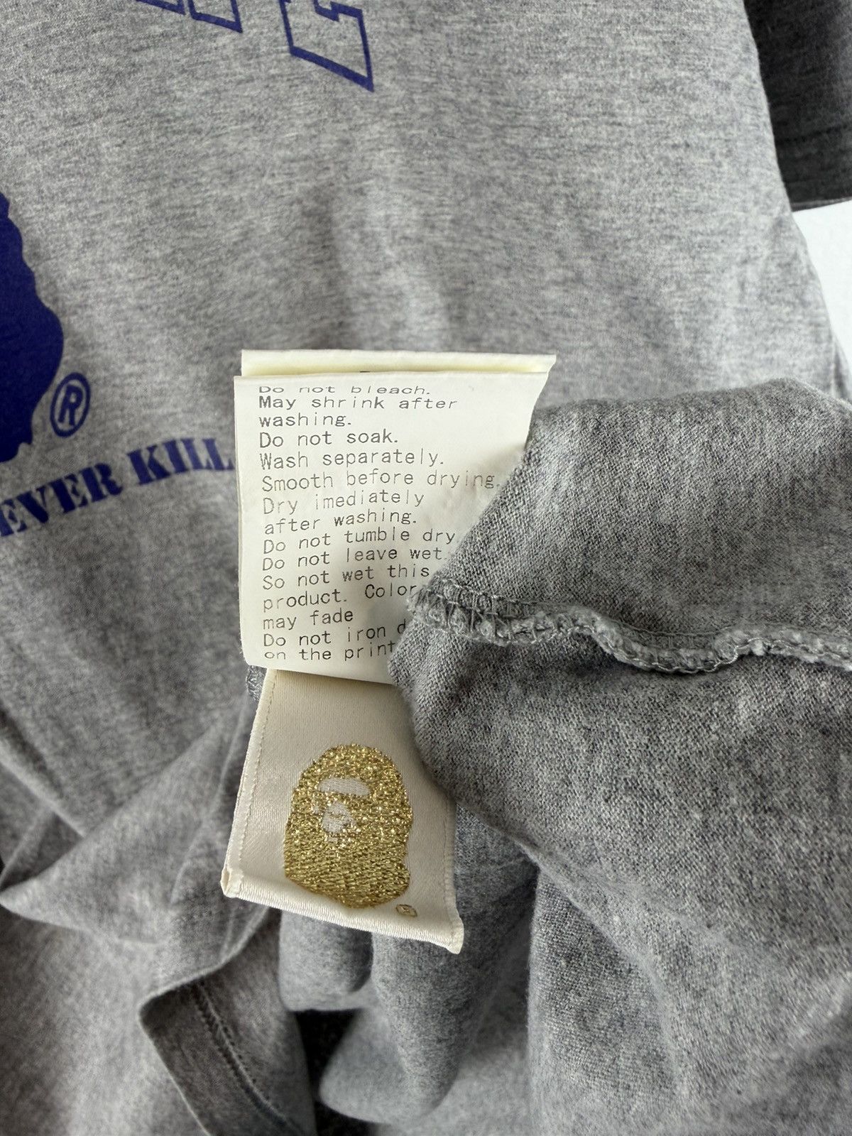 Bape Bape Logo Print Tee Size US XL / EU 56 / 4 - 7 Thumbnail