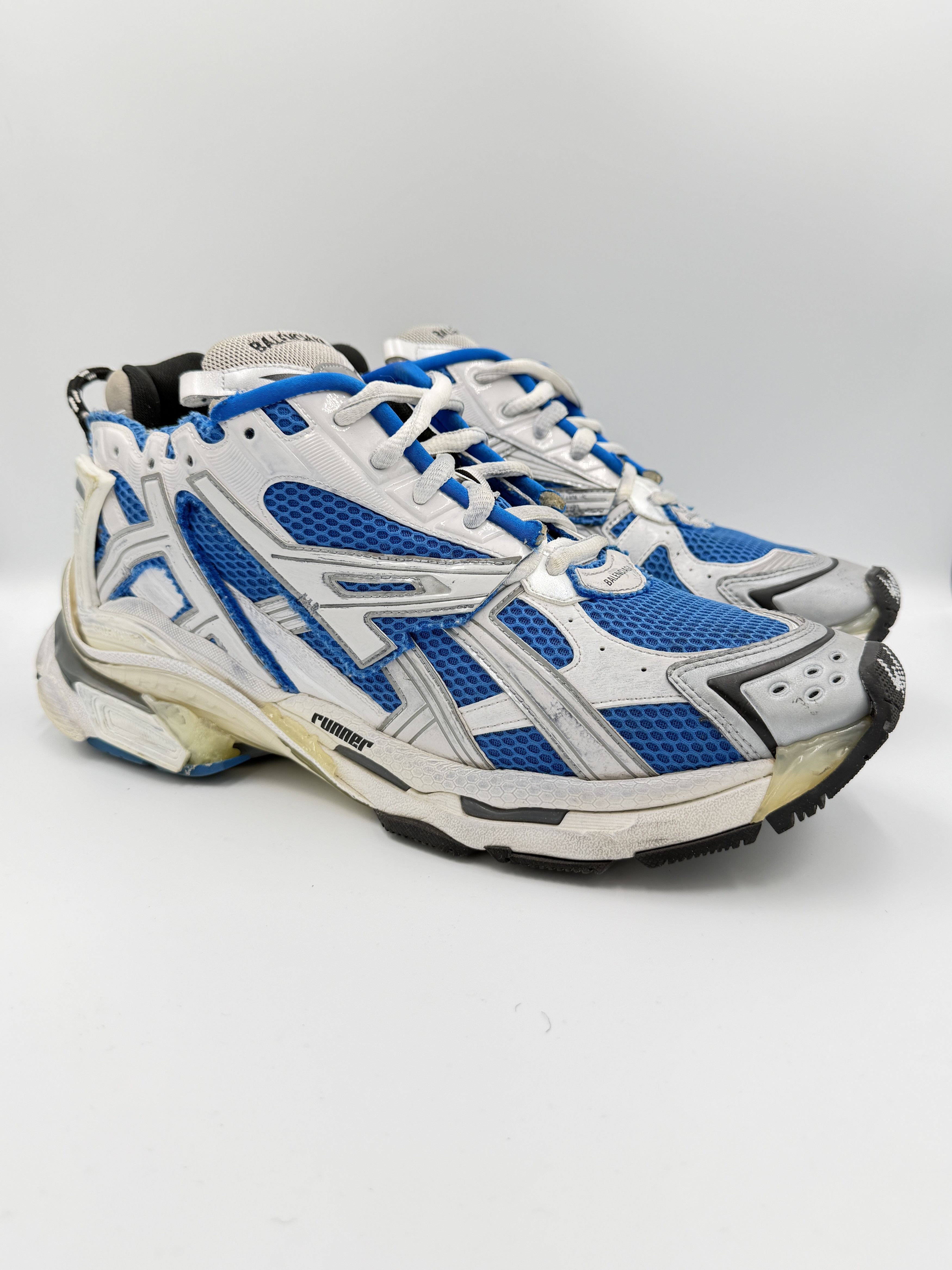 Balenciaga Balenciaga Track 2 Open Sneaker Blue/White Size 13 US