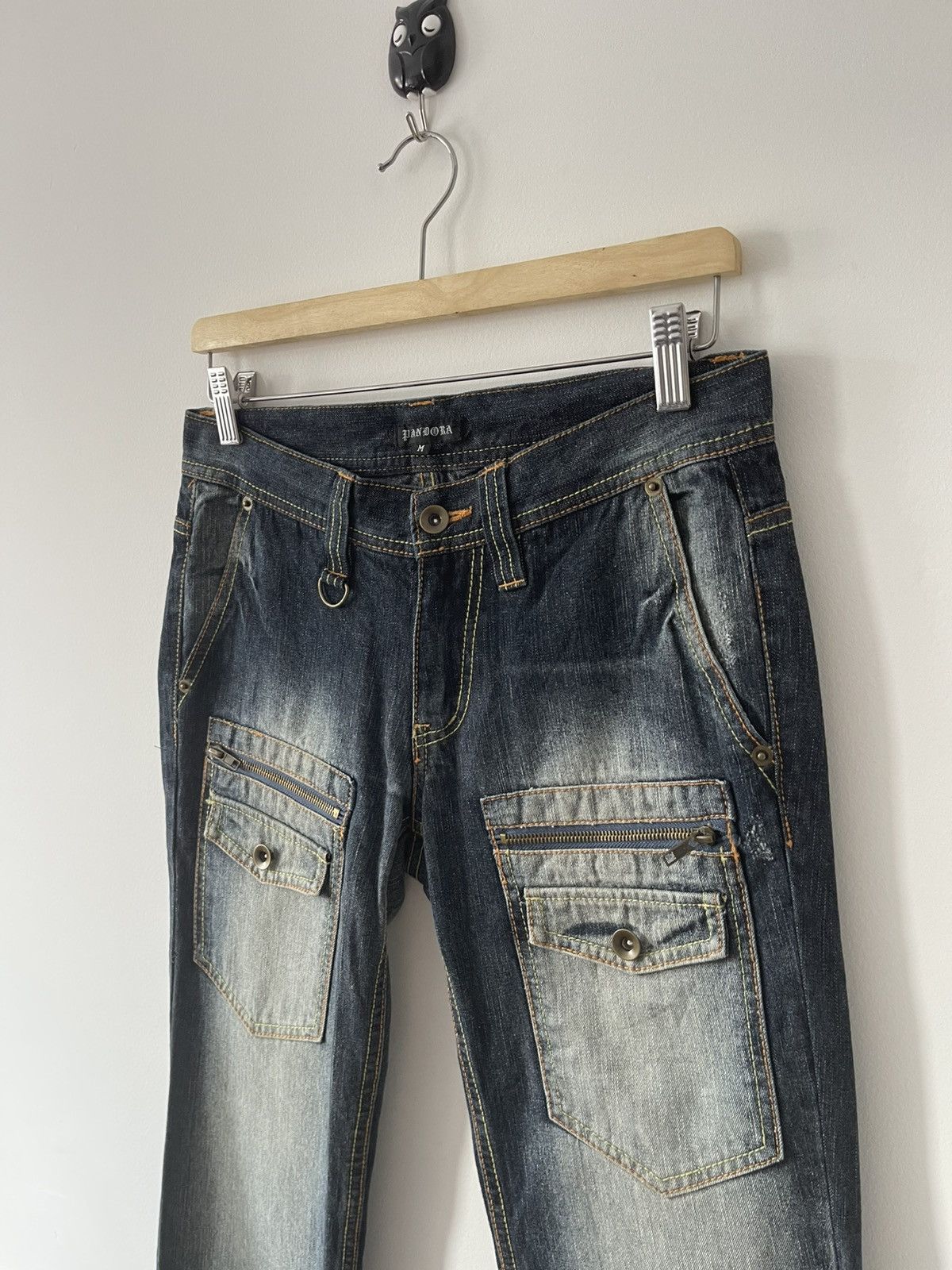 Hysteric Glamour Rare Vintage PANDORA Japan Front Pocket Zip Denim Size US 30 / EU 46 - 7 Thumbnail