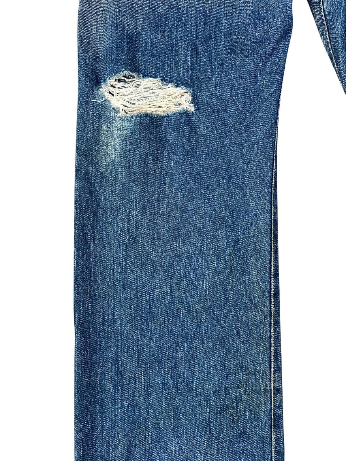 WHIZ LIMITED Whiz Limited Japan Ripped Distress Denim Selvedge Jeans Size US 32 / EU 48 - 17 Thumbnail