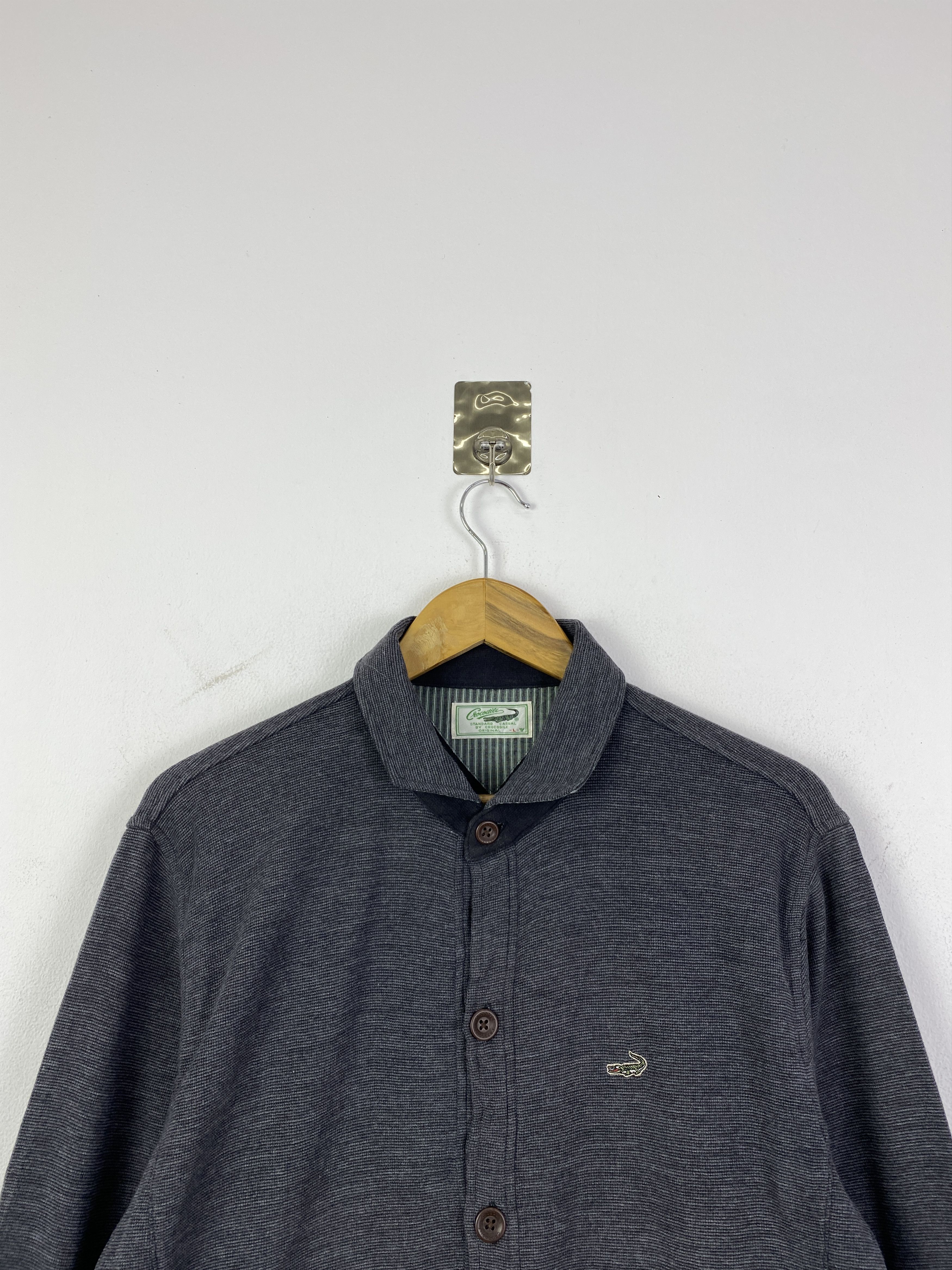 Japanese Brand Vintage Crocodile Butto Up Chore-style Jacket JA0217 Size US L / EU 52-54 / 3 - 3 Thumbnail