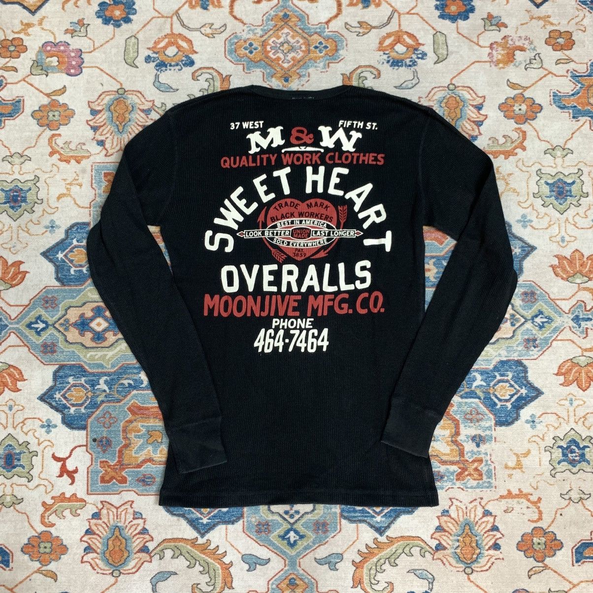 If Six Was Nine 2000s japanese vkei moonjive waffle long sleeve ifsix style Size US L / EU 52-54 / 3 - 3 Thumbnail