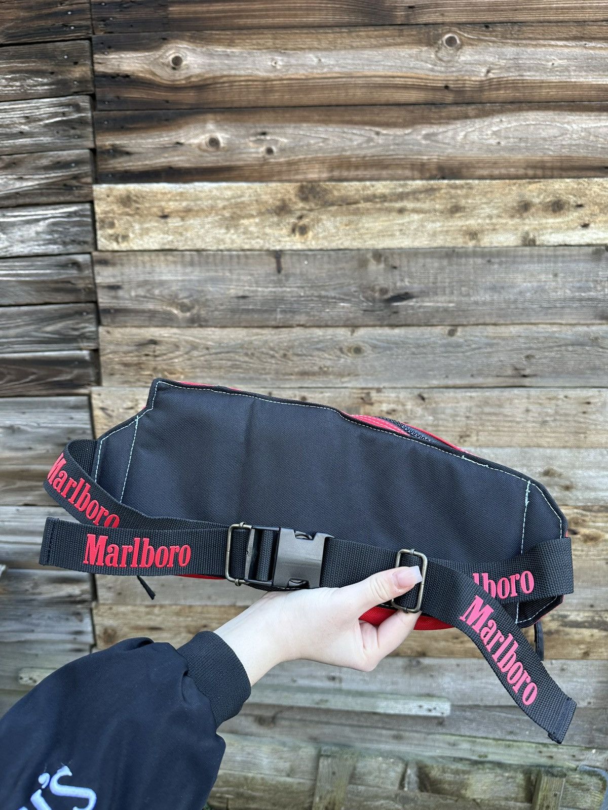 Marlboro × Vintage Marlboro Vintage Retro 1980s Cross Body Belt Bag 1990s Size ONE SIZE - 5 Thumbnail