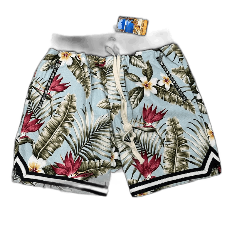 Just Don Jungle Floral Basketball Shorts for Summer Size US 34 / EU 50 - 1 Thumbnail