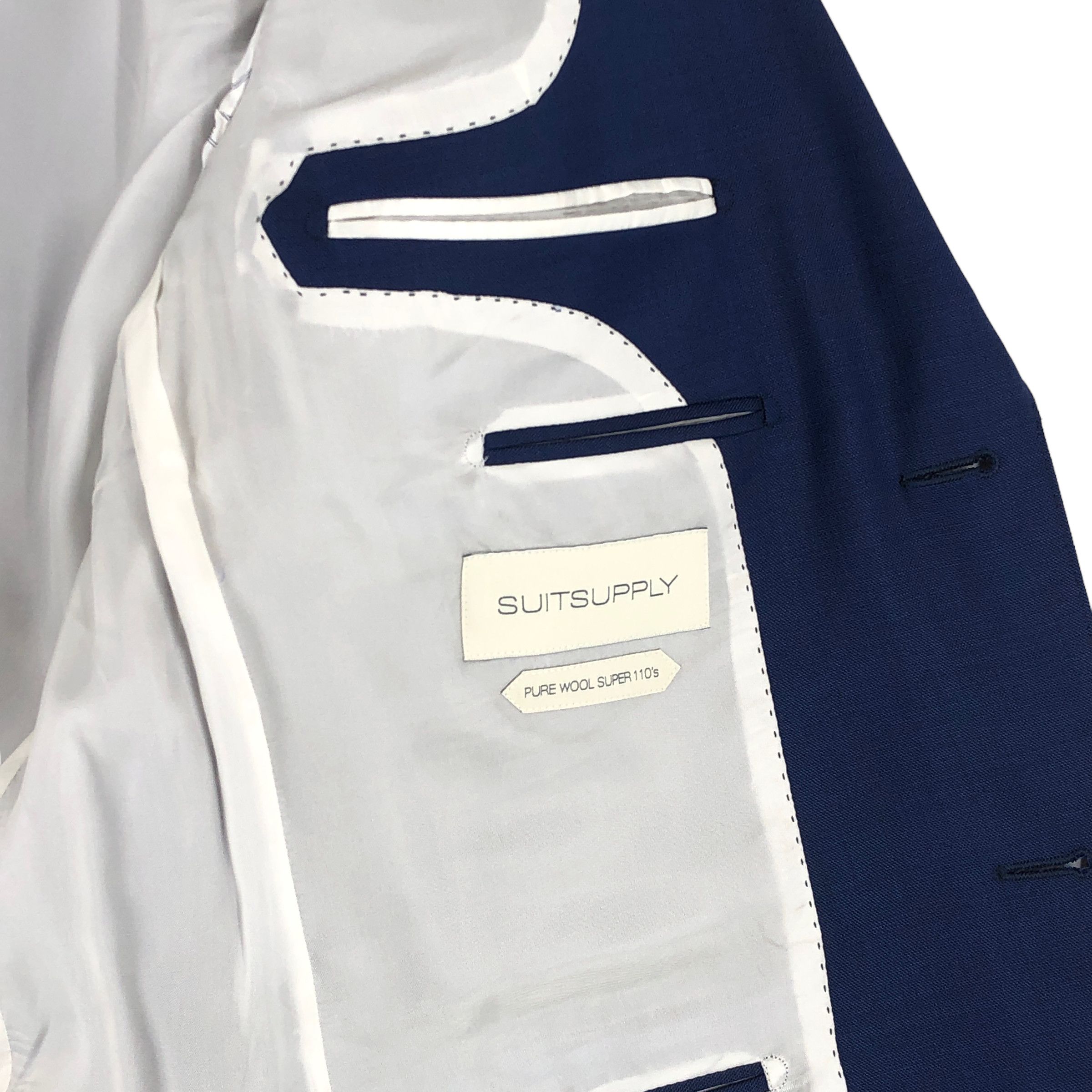 Suitsupply Napoli Single Breasted Wool Blazer Size EU:46 UK:36; US:36R Size 36R - 7 Thumbnail