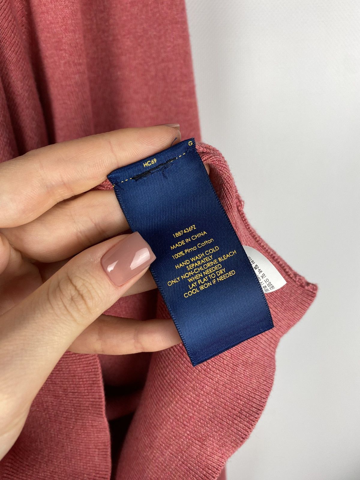 Polo Ralph Lauren Polo Ralph Lauren men’s V-neck Pima Cotton Sweater Pullover Size US XXL / EU 58 / 5 - 12 Thumbnail