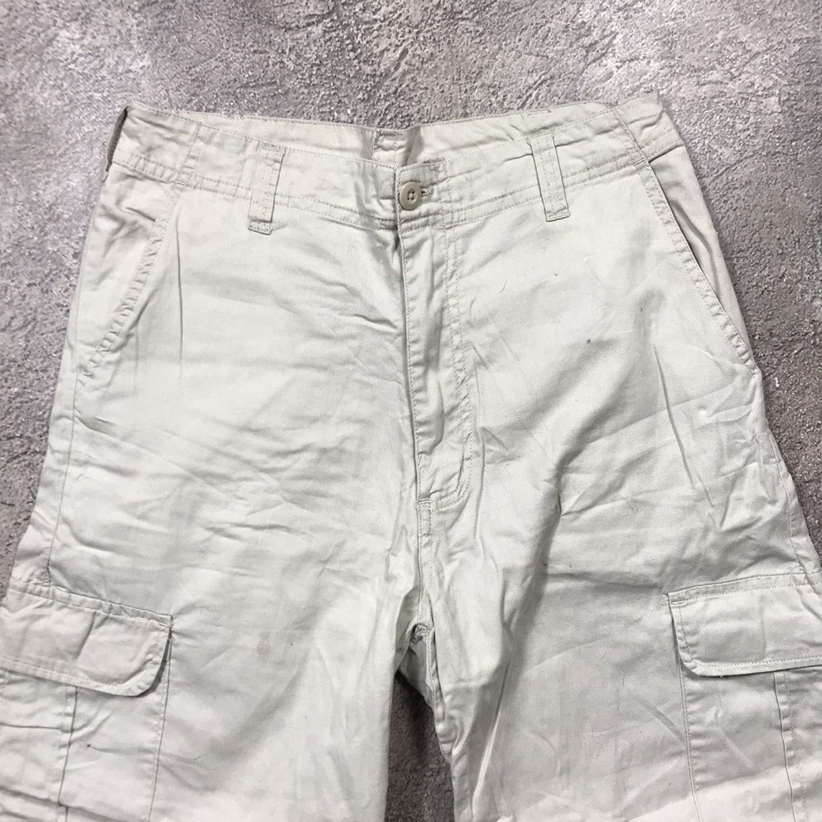 Vintage Vintage 90s Baggy Cargo Pants Distressed Parachute Streetwea Size US 31 - 6 Thumbnail