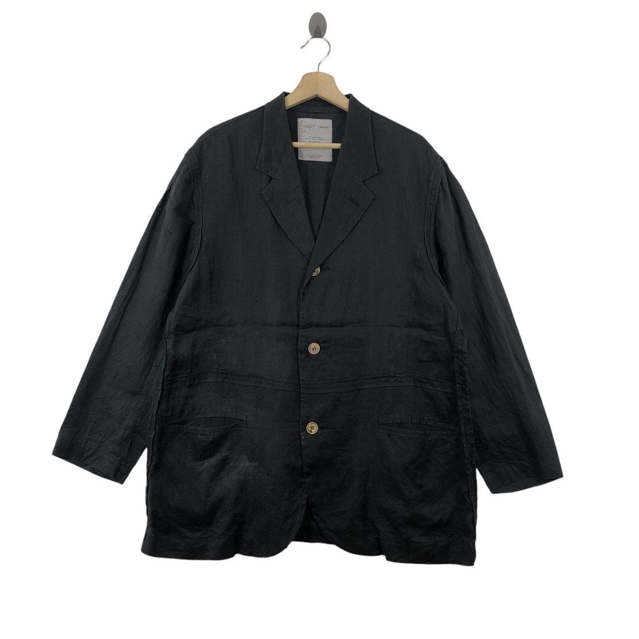 Yohji Yamamoto YYPH 04SS Ramie Jacket | Grailed