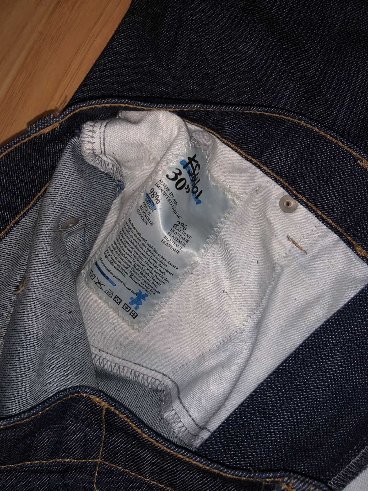 Ksubi Ksubi Chitch Rinsed Dark Blue Slim Jeans - Size 30 Size US 30 / EU 46 - 4 Thumbnail