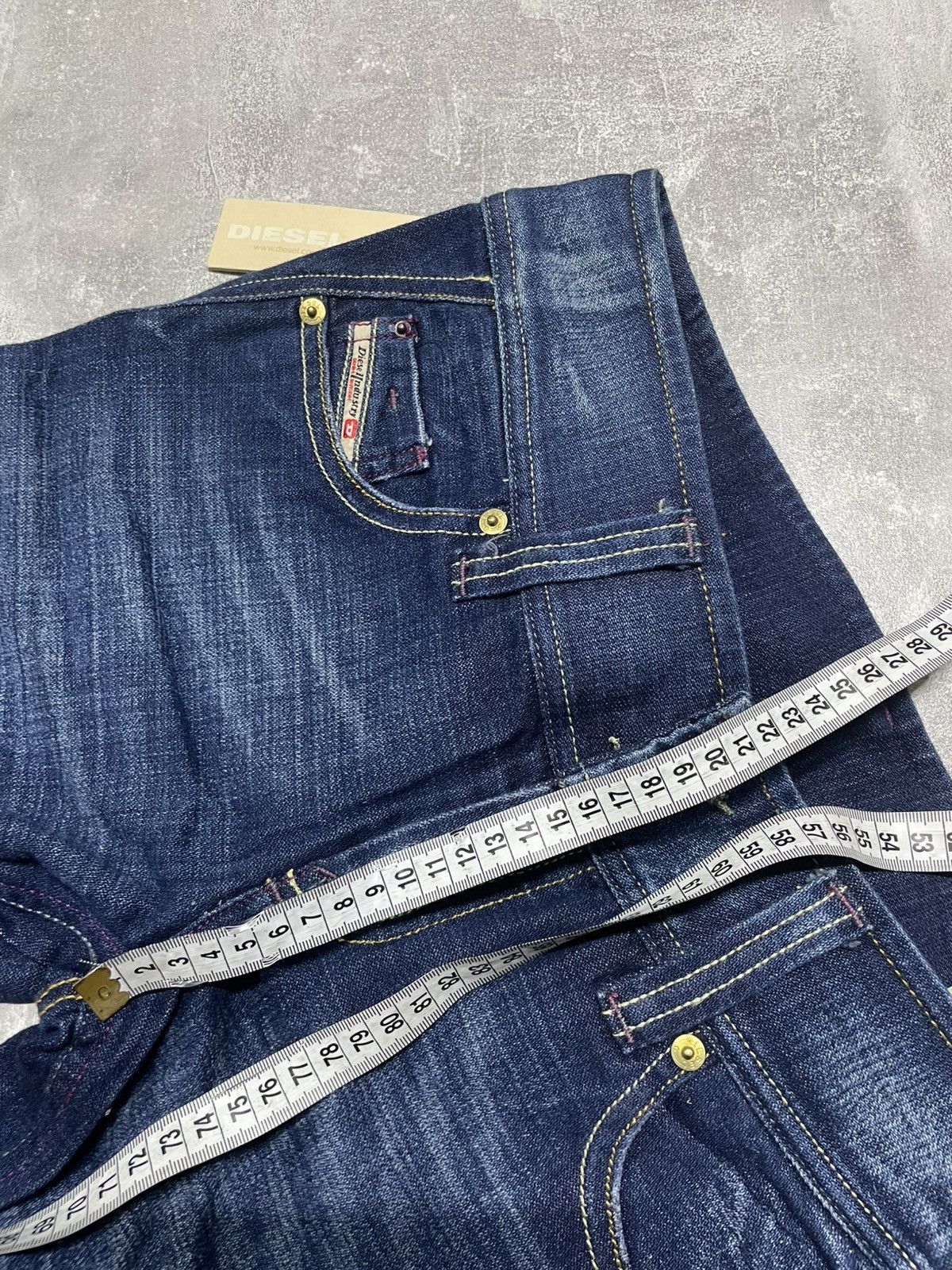 Hysteric Glamour Y2K Opium LGB style Diesel Distressed Denim Jeans baggy pant Size 27" / US 4 / IT 40 - 5 Thumbnail