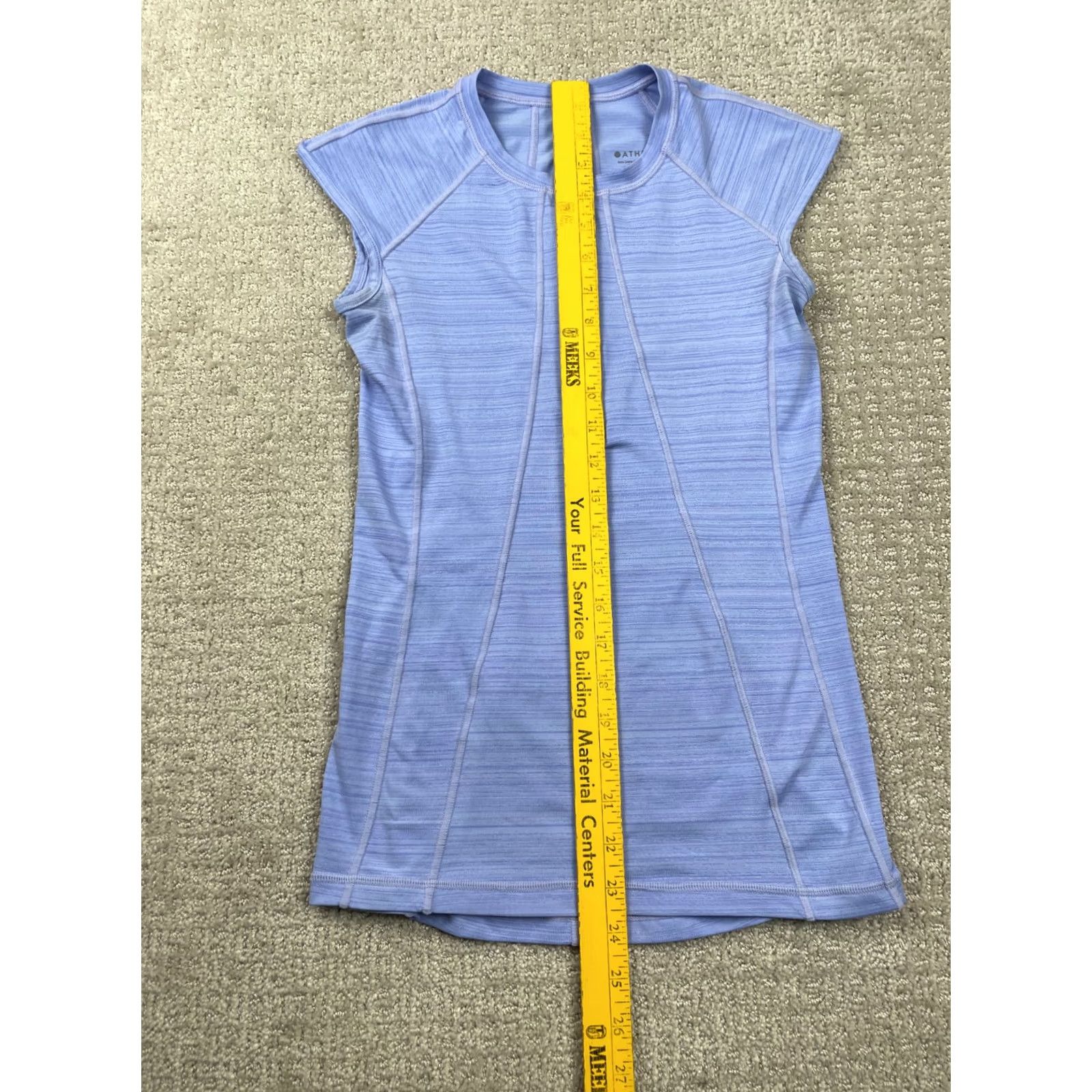Athleta Athleta Top Womens 2XS Blue 1/4 Zip Cycling Pullover Sleeveless Jersey Pocket Size XXS / US 00 / IT 34 - 2 Thumbnail