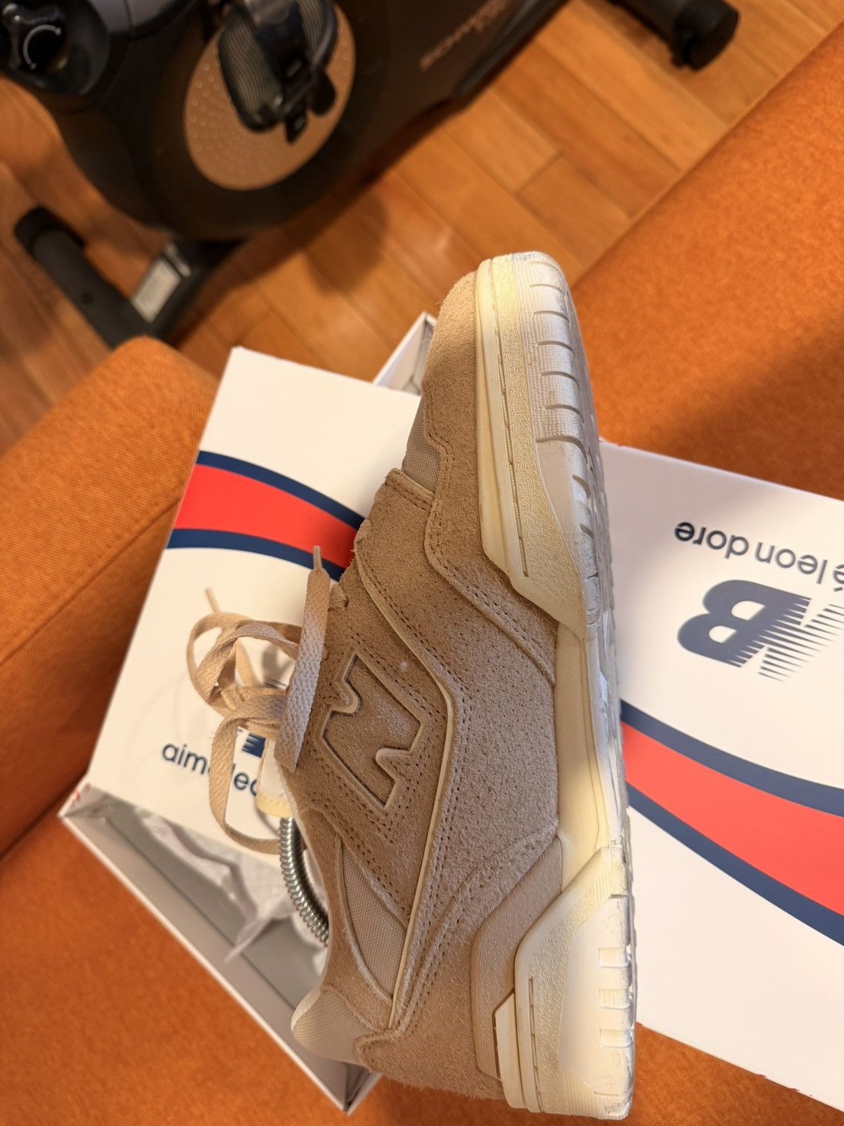Aime Leon Dore × New Balance ALD x New Balance 550 in Brown/White Size US 8.5 / EU 41-42 - 4 Thumbnail