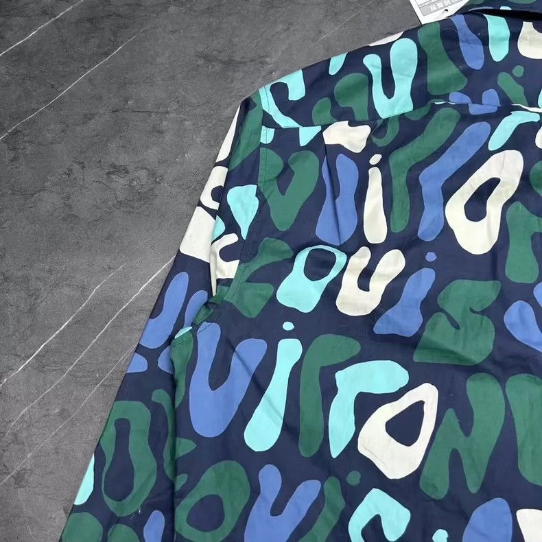 Louis Vuitton Louis Vuitton Graffiti Logo Long Sleeve Shirt-2506 Size US XL / EU 56 / 4 - 8 Thumbnail