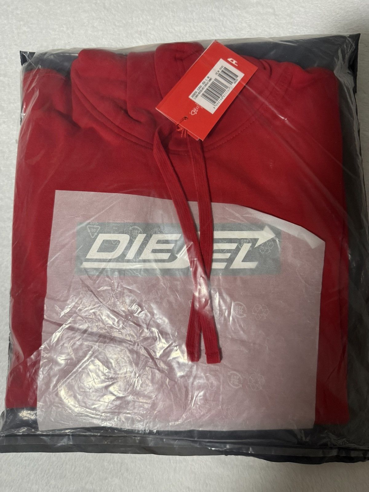 Diesel Diesel Brushed Cotton Hoodie US Medium Size US M / EU 48-50 / 2 - 3 Thumbnail