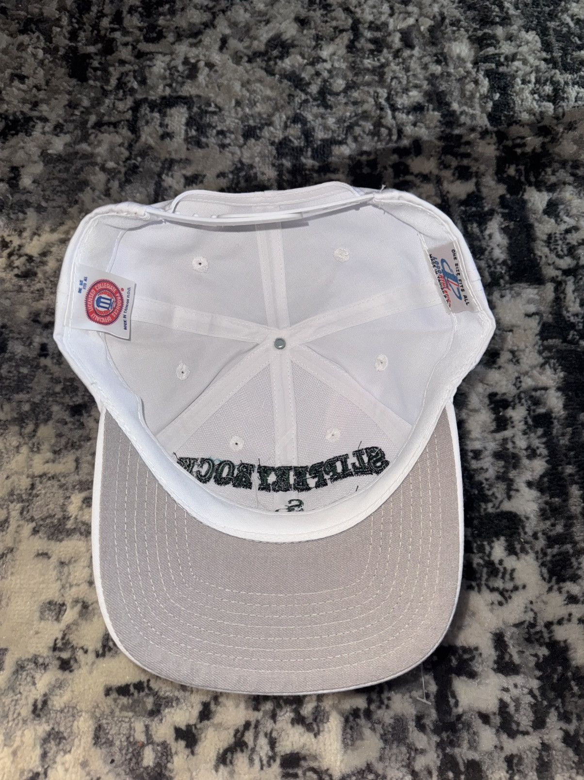 Logo Athletic Slippery Rock SRU The Rock Logo Athletics Snap Back hat Size ONE SIZE - 4 Thumbnail