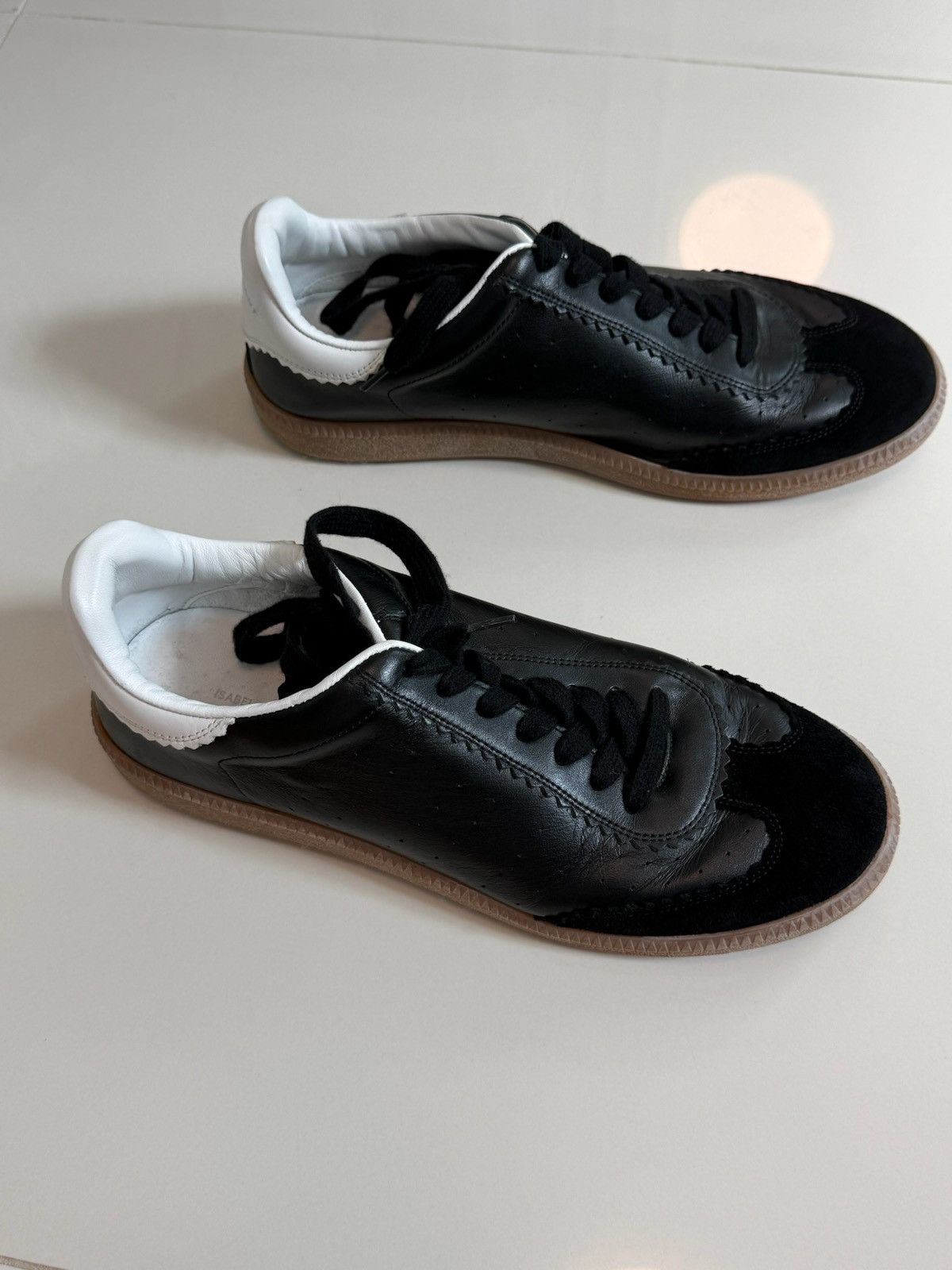 Isabel Marant Black leather sneakers Isabel marant Size US 9 / EU 42 - 1 Thumbnail