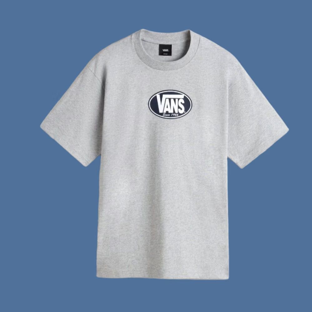 Vans Vans Premium Oval T-shirt Mens Medium Cement Heather Brand New Size US M / EU 48-50 / 2 - 1 Preview