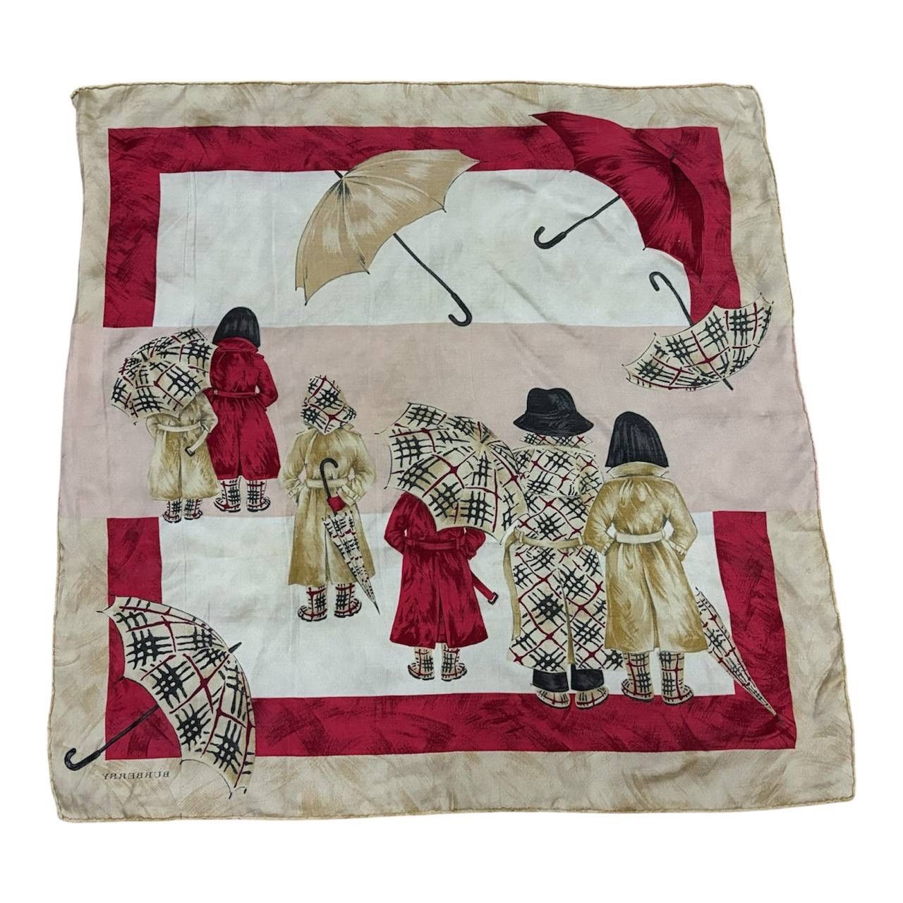 Burberry Burberry Silk Scarf Iconic Check Pattern Neckerchief Size ONE SIZE - 2 Thumbnail