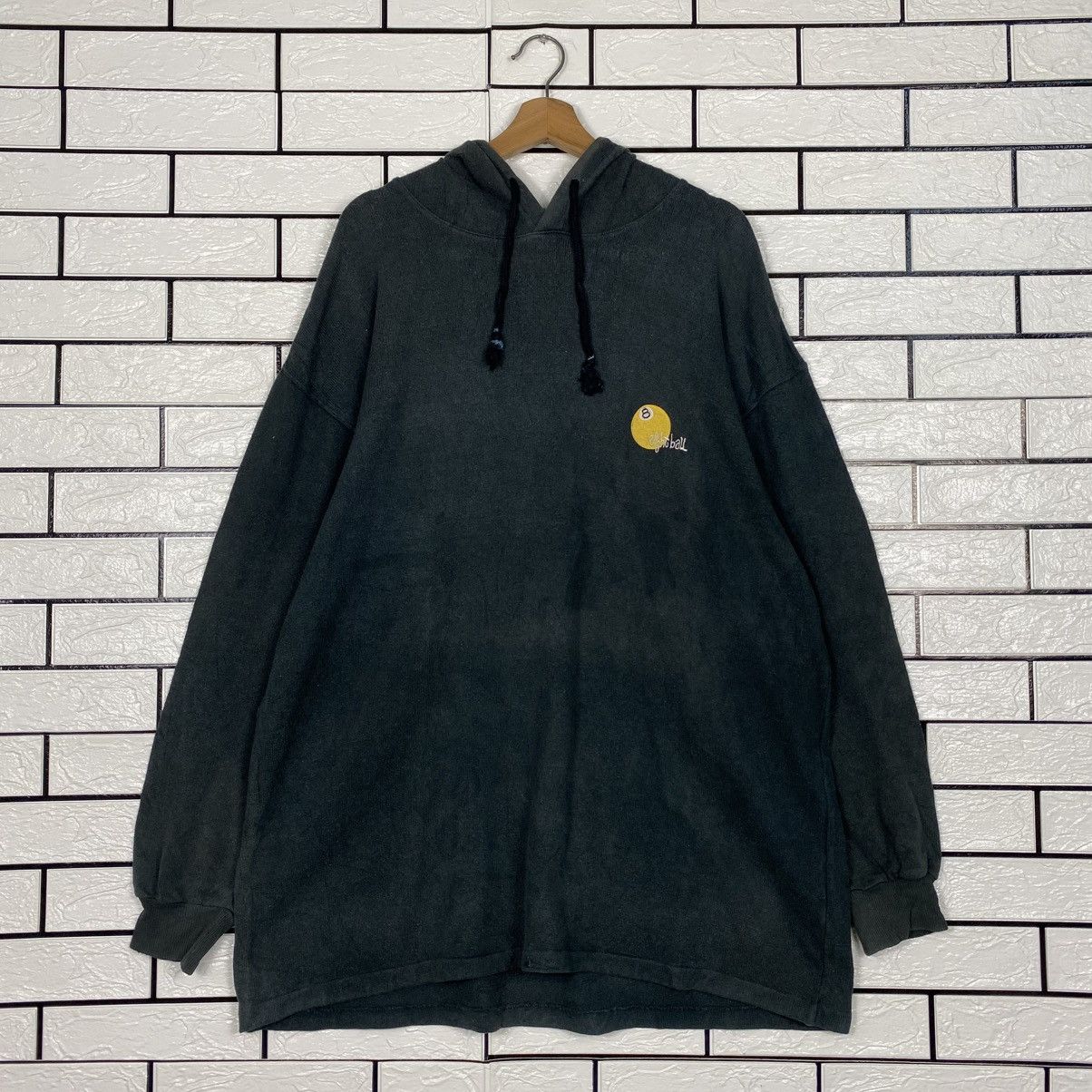 Vintage 📌Vintage Hoodie Anorak Pull Over 8 Eight Balls Streetwear Size US M / EU 48-50 / 2 - 13 Thumbnail