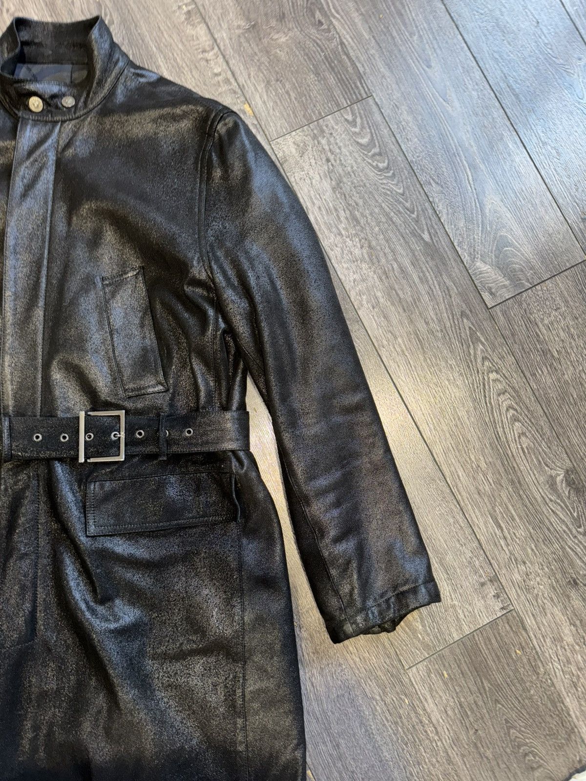 Versace Versace leather trench jacket size 50 IT, international M Size US M / EU 48-50 / 2 - 6 Thumbnail
