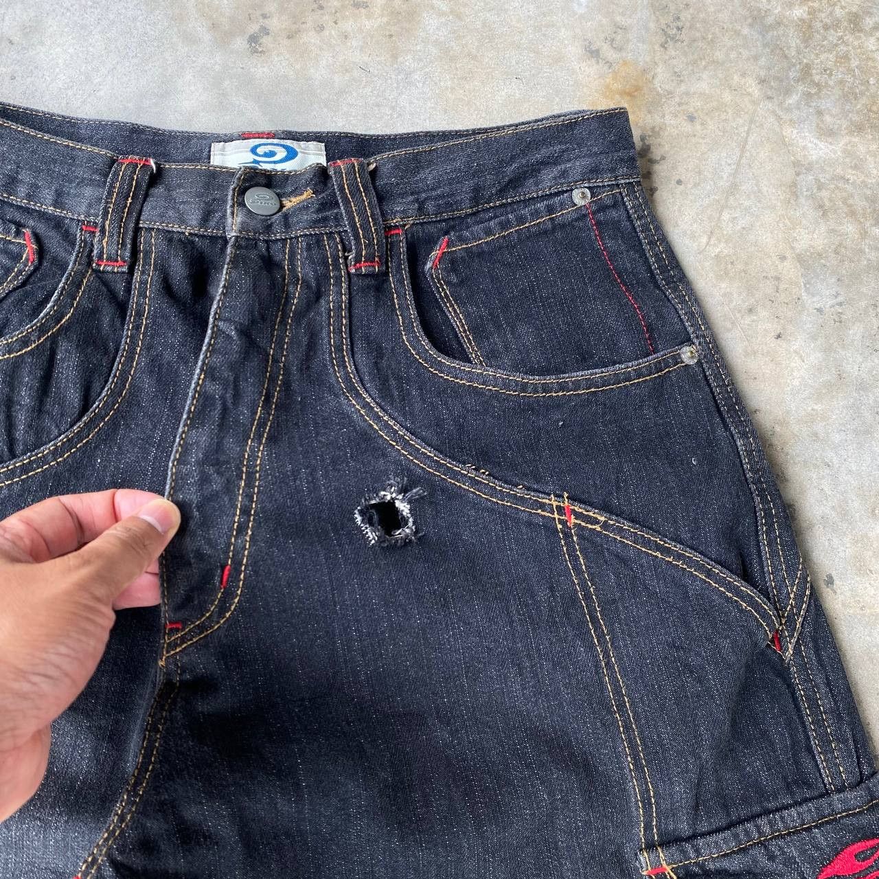 Japanese Brand BINDING OFFER🔥BAGGY Y2K PIKO LOOSE W29X30.5" JNCO STYLE Size US 29 - 9 Thumbnail