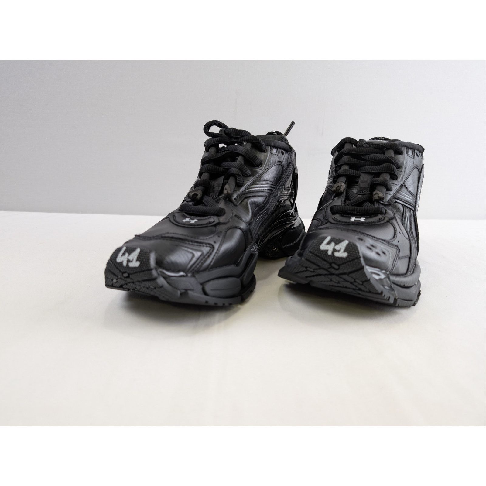 Balenciaga × Under Armour o1rshd1 Runner Ripstop Shoe Sneakers in Black 41 Size US 8 / EU 41 - 8 Thumbnail