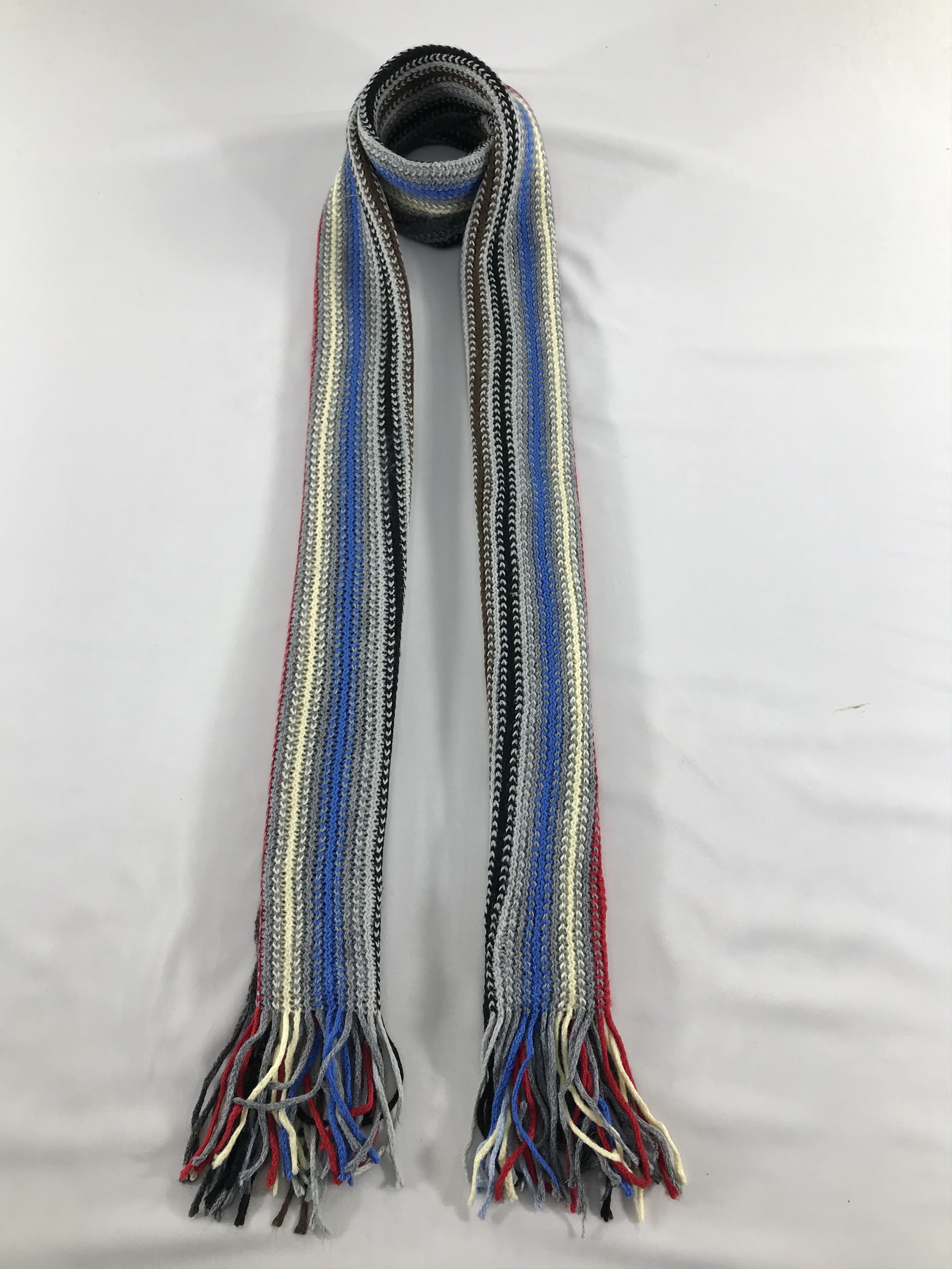 Mr. Junko Jun Men Knit Wool Scarf Muffler V312 Size ONE SIZE - 1 Thumbnail