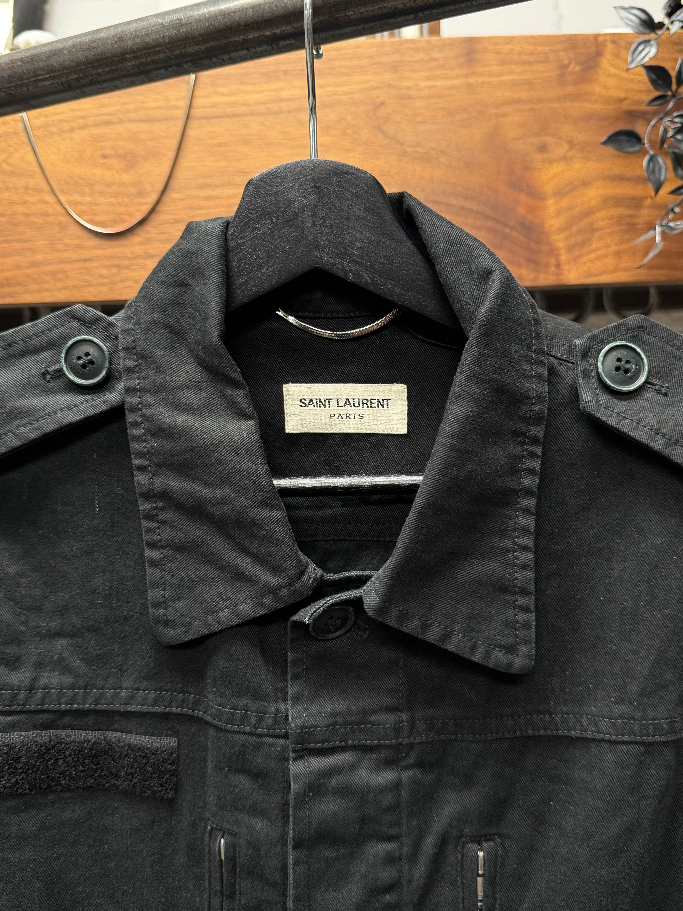 Saint Laurent Paris SS2017 Saint Laurent ‘Waiting for Sunset’ Military Jacket Size US S / EU 44-46 / 1 - 4 Thumbnail