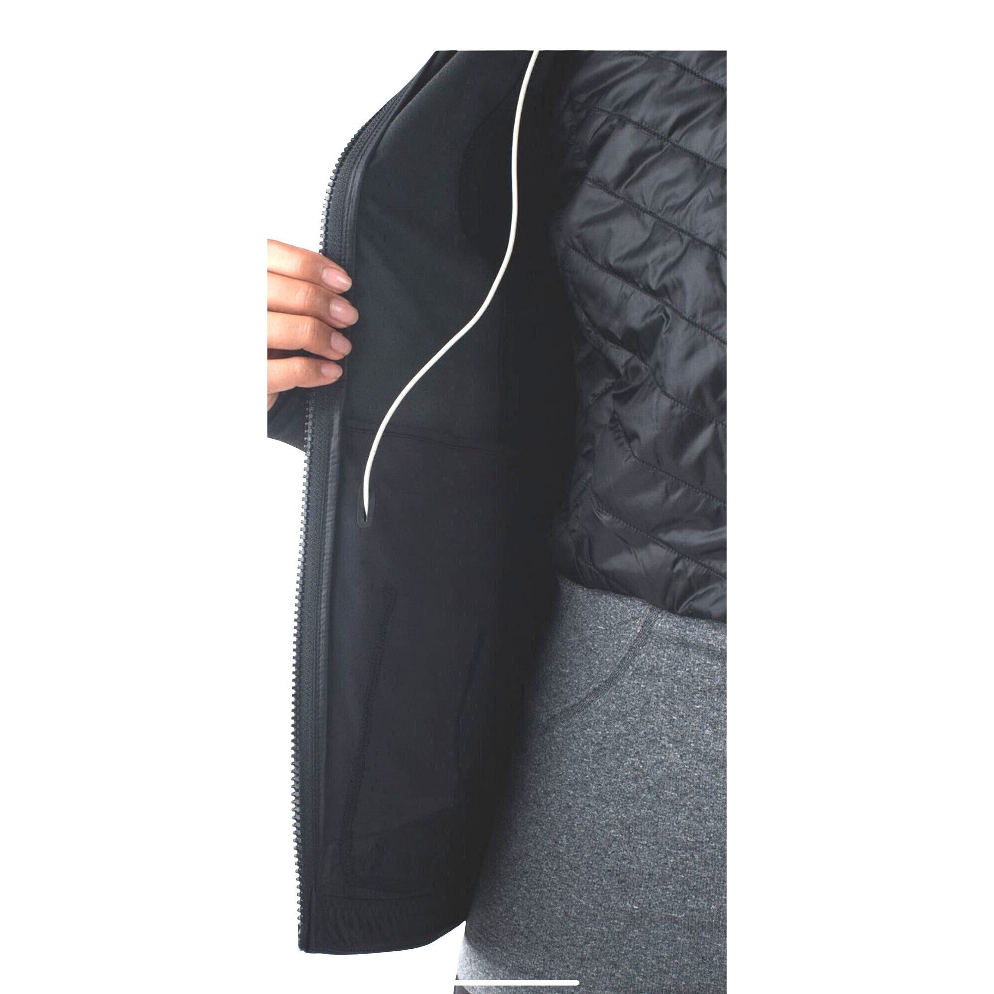 Lululemon Lululemon Wind Runner Softshell Zip Up Black Athletic Jacket Size M / US 6-8 / IT 42-44 - 5 Thumbnail