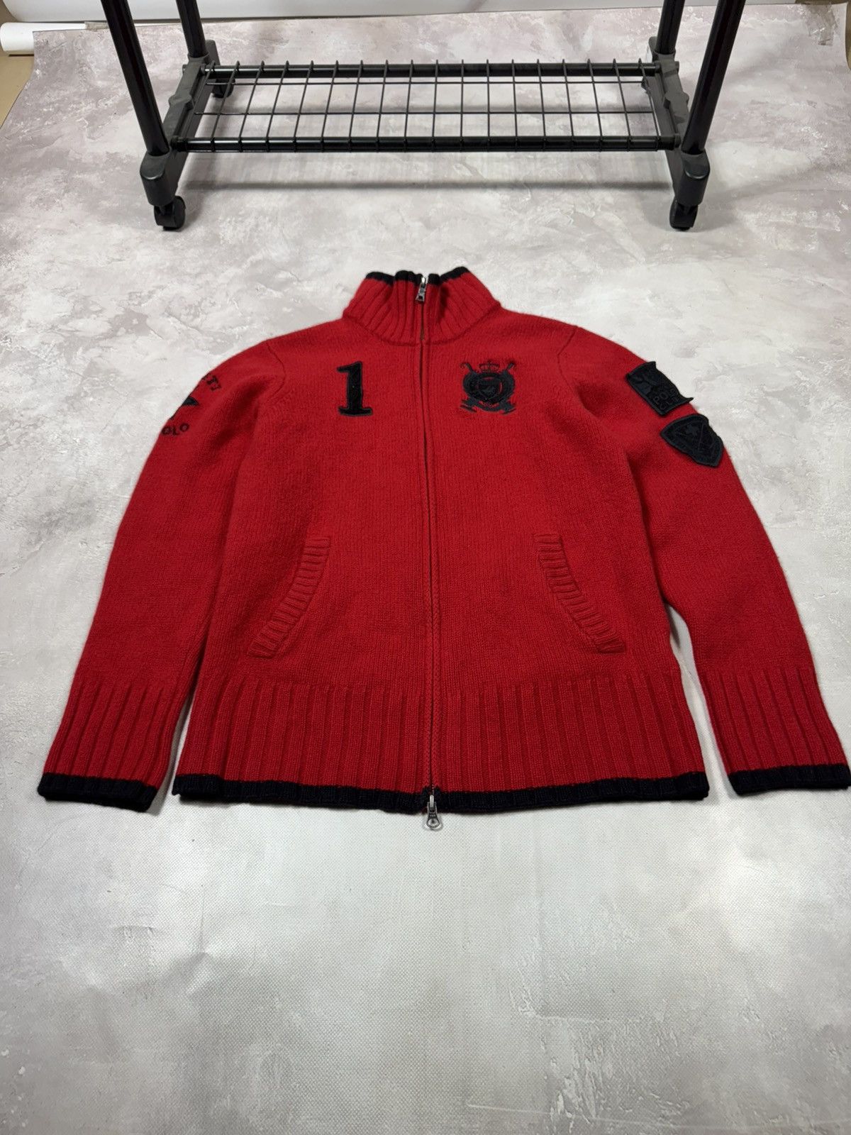 Hackett Vintage Hackett Wool Zip Sweater Size US M / EU 48-50 / 2 - 2 Thumbnail