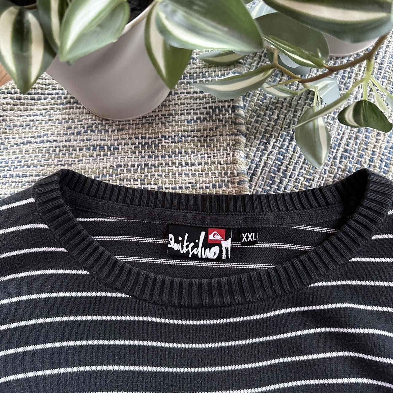Quiksilver Vintage Y2K Quiksilver Surfwear Stripped Long Sleeve Jumper Size US XXL / EU 58 / 5 - 5 Thumbnail