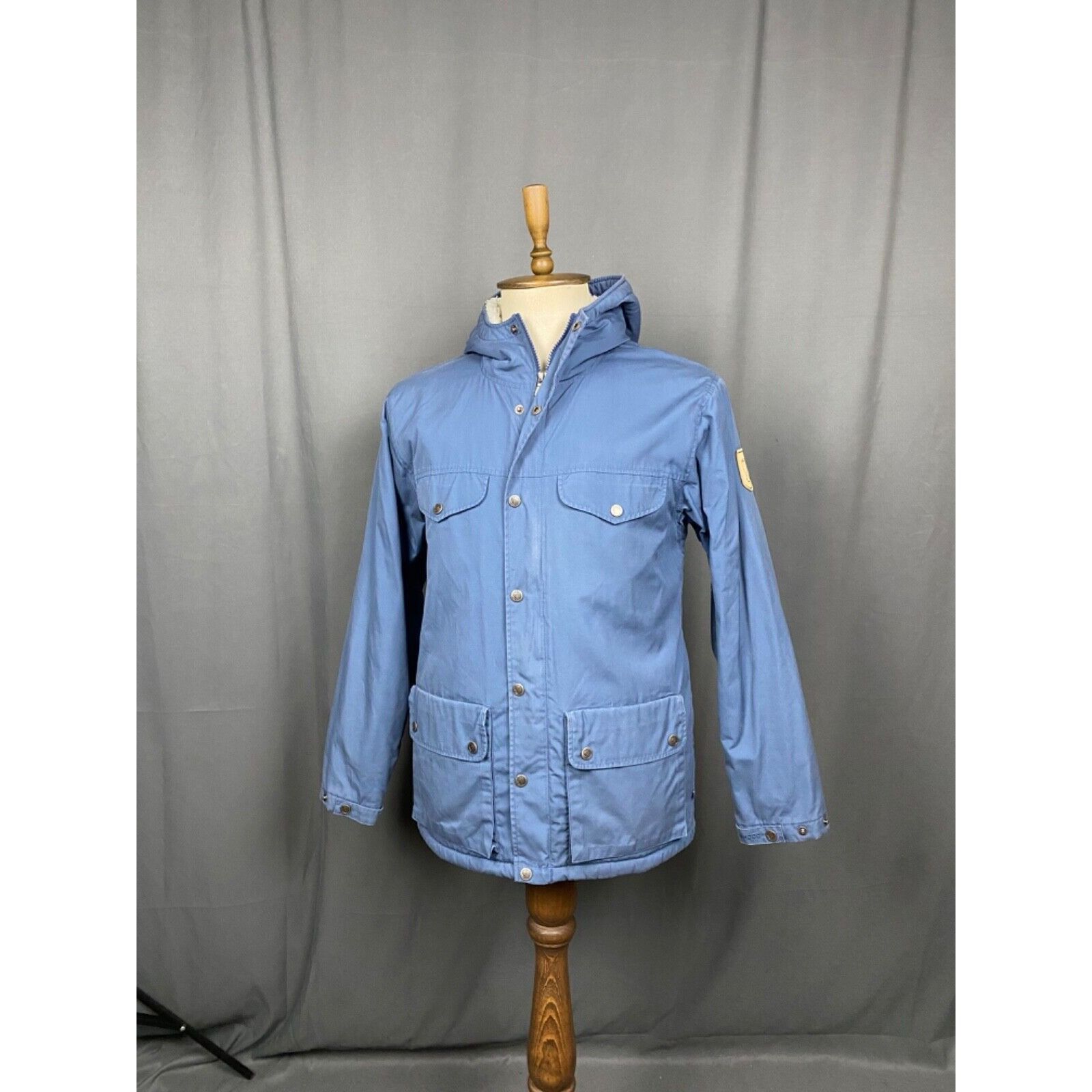 Fjallraven Fjallraven Greenland Winter Men's Blue Hooded Parka Jacket S Size US S / EU 44-46 / 1 - 4 Thumbnail