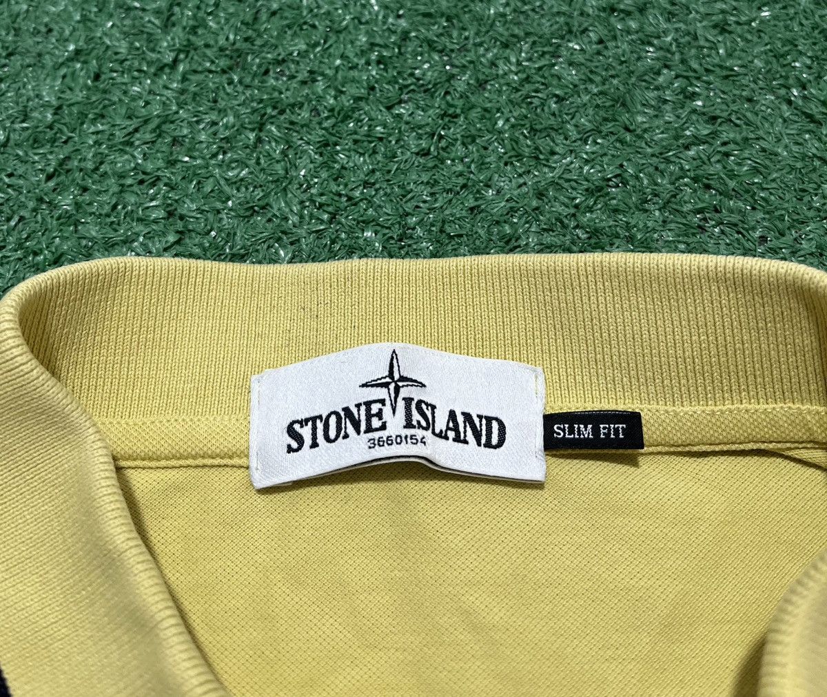 Stone Island Stone Island Polo Tee Yellow Size US S / EU 44-46 / 1 - 4 Thumbnail