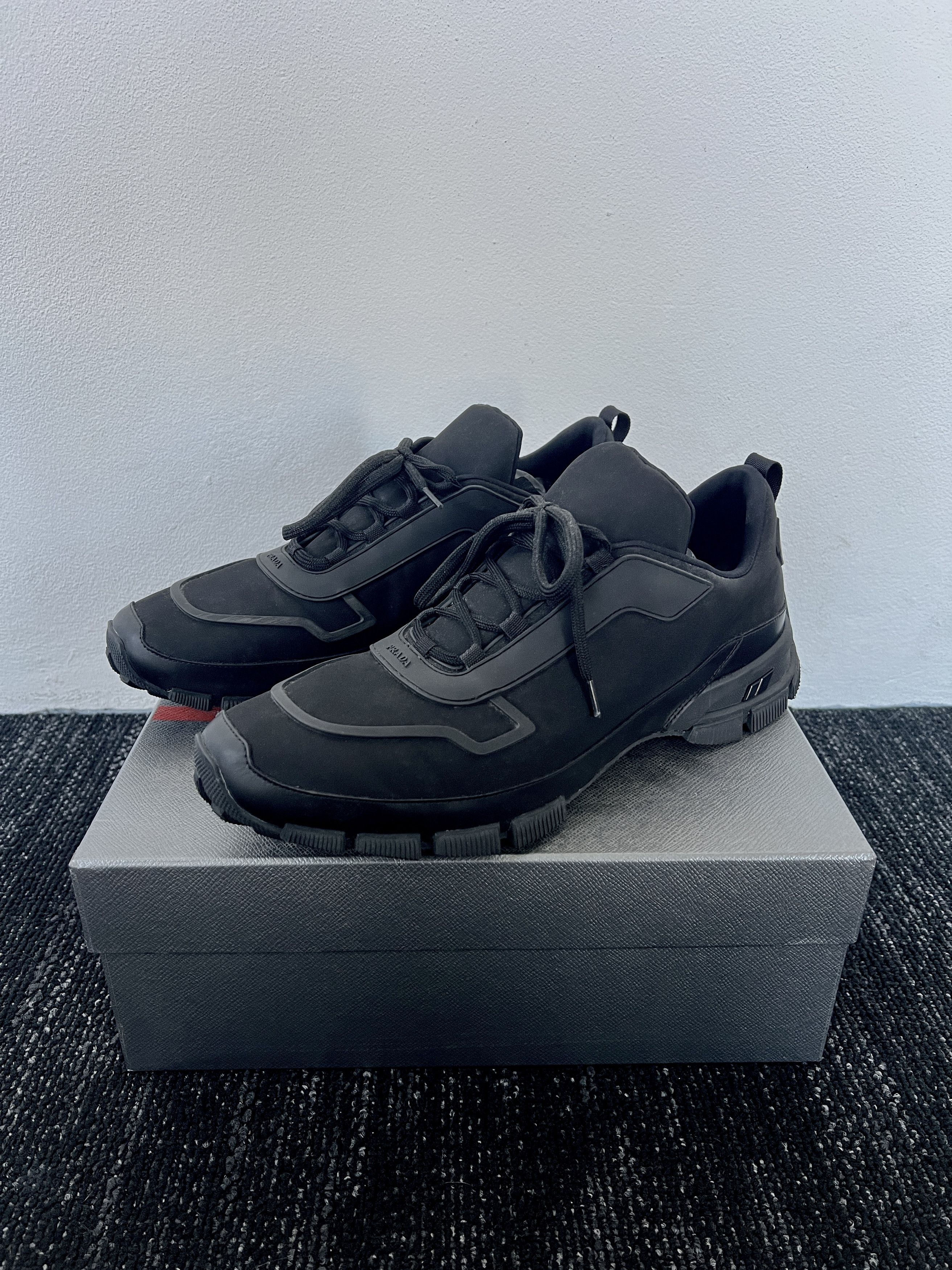 Prada Prada Cross Action Rubber-Trimmed Nylon Sneaker (Size US 13) Size US 13 / EU 46 - 1 Thumbnail