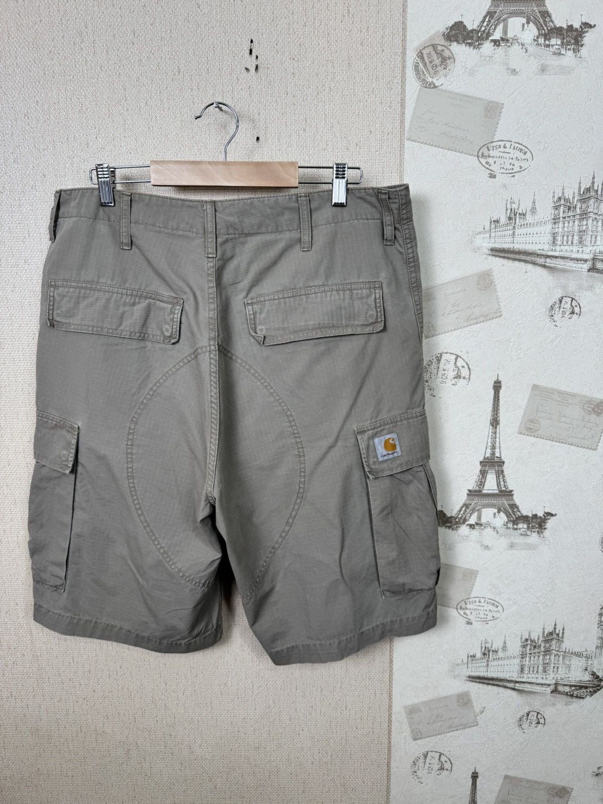 Carhartt Vintage Carhartt Bermuda Shorts Cargo Sand Streetwea 34 XL Size US 34 / EU 50 - 13 Thumbnail
