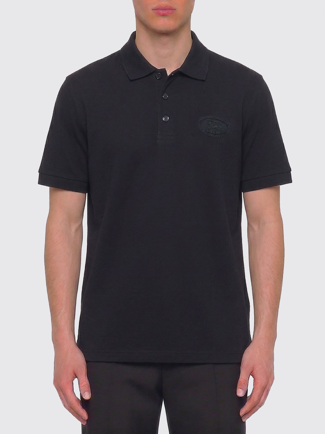 Burberry Burberry Polo Shirt Men Black Size US S / EU 44-46 / 1 - 1 Thumbnail