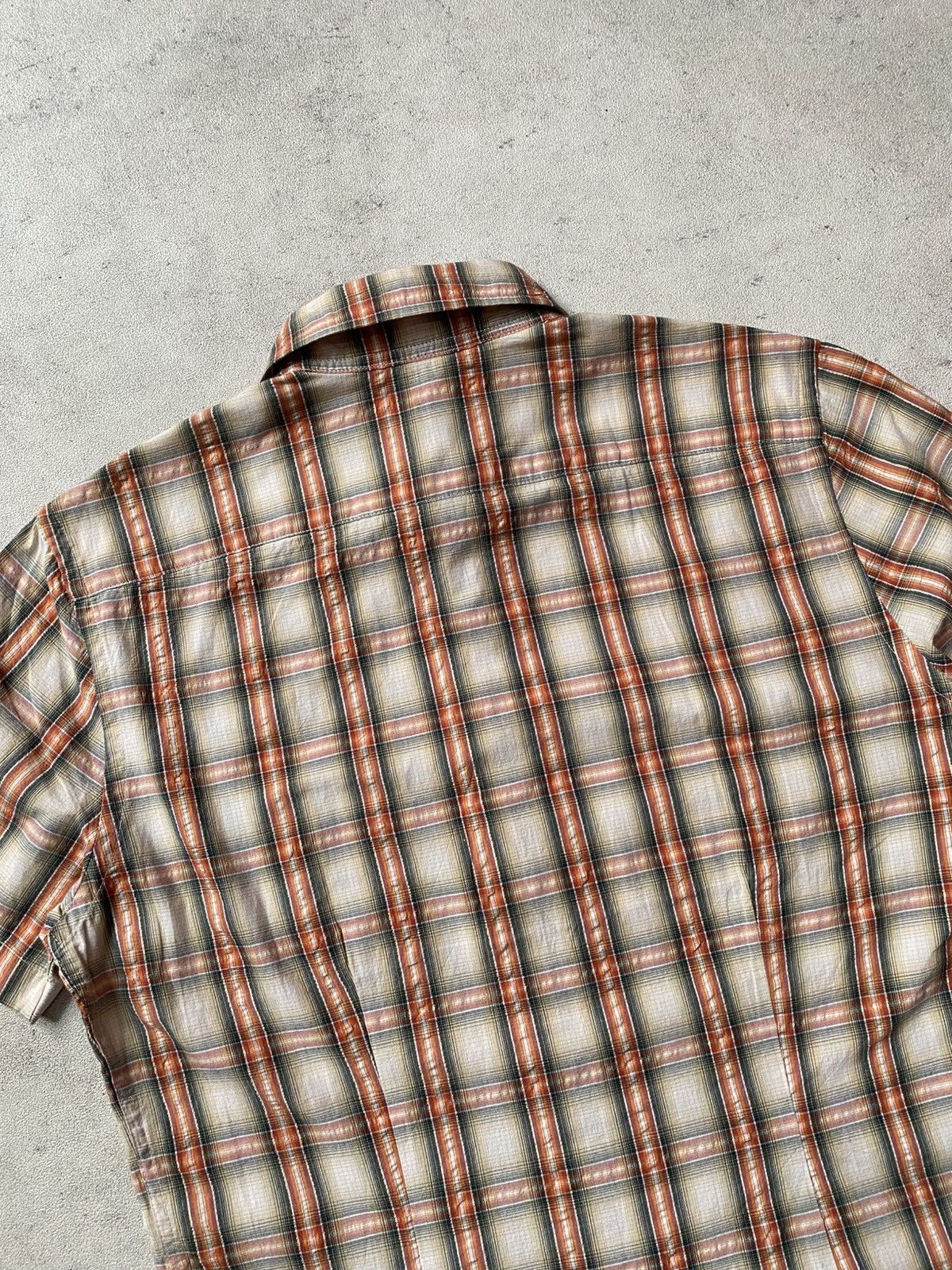 291295=Homme 291295 HOMME Plaid Shirt Button Size US M / EU 48-50 / 2 - 7 Thumbnail