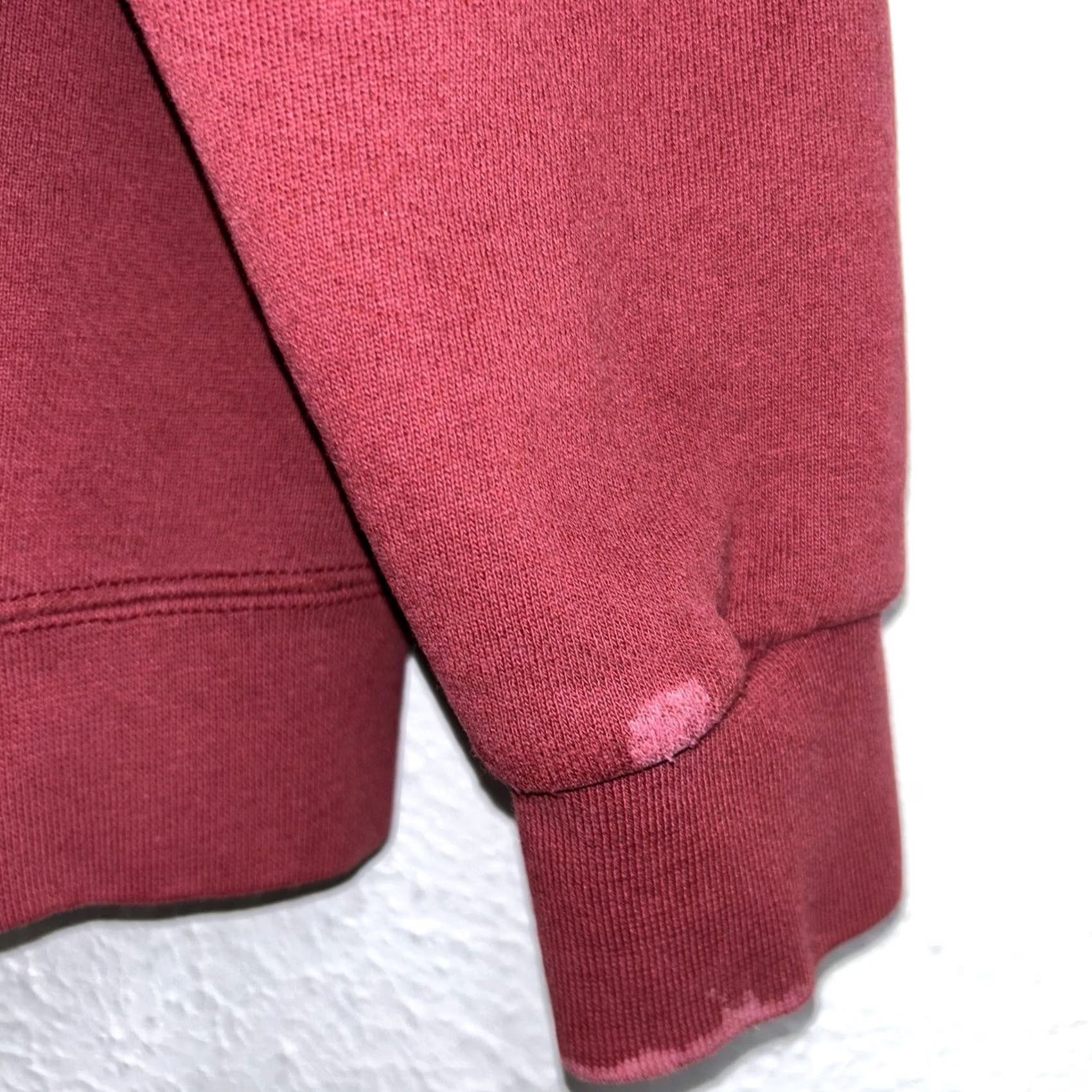 Nike VINTAGE Nike Center Swoosh Hoodie Burgundy Fleece Sweatshirt Men’s Medium 90s Hip Hop Retro Streetwear Sportswear Size US M / EU 48-50 / 2 - 3 Thumbnail