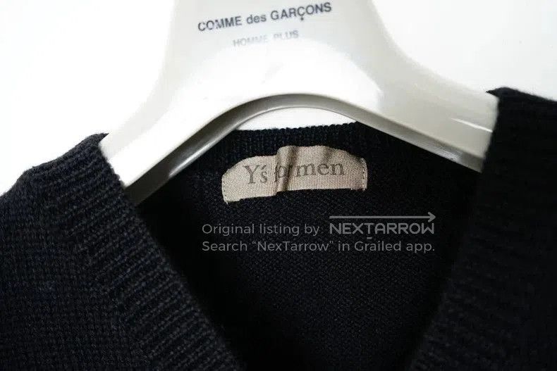 Yohji Yamamoto Yohji Yamamoto Vintage Knit Paneled Vest Size US M / EU 48-50 / 2 - 8 Thumbnail