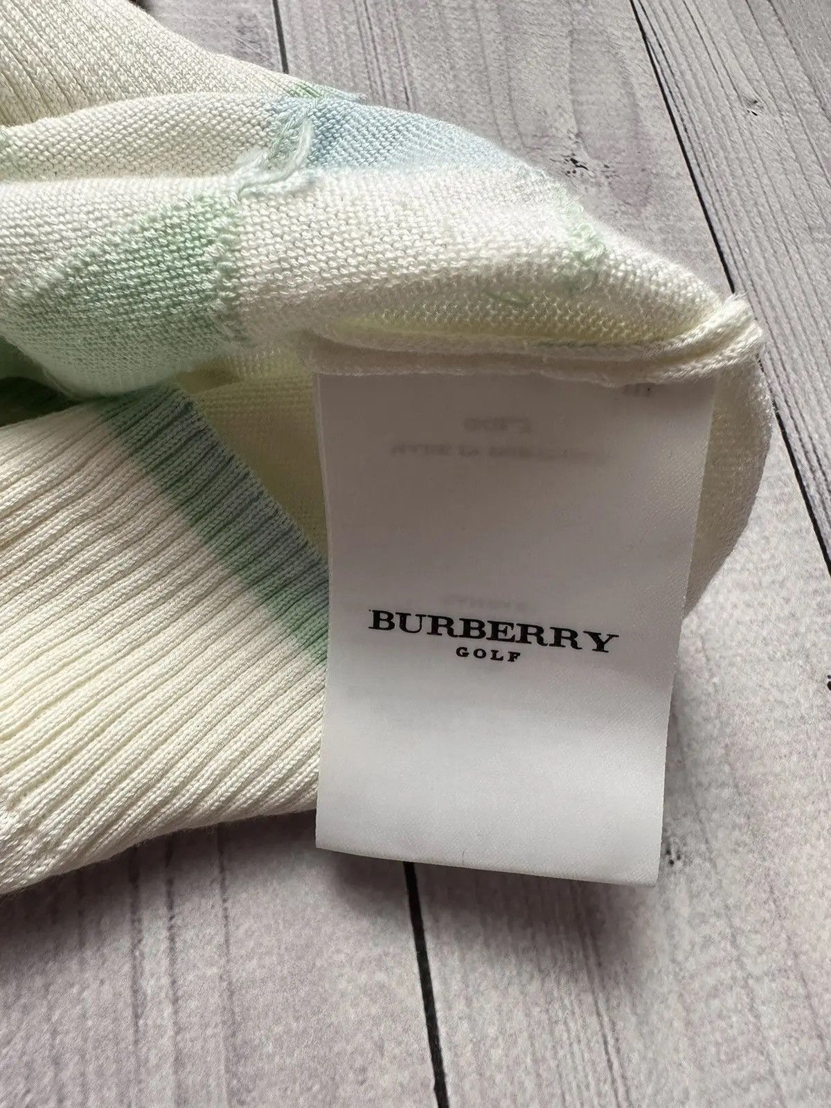 Vintage Vintage Burberry diamond sweater multicolour M/L women's Size M / US 6-8 / IT 42-44 - 8 Thumbnail