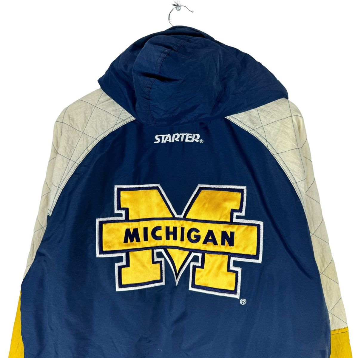Starter × Vintage ❄️90s STARTER MICHIGAN HOODIE LIGHT JACKET Size US M / EU 48-50 / 2 - 5 Thumbnail