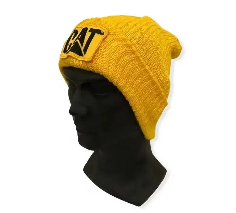 Caterpillar Vintage Caterpillar Big Logo Beanie Size ONE SIZE - 2 Thumbnail